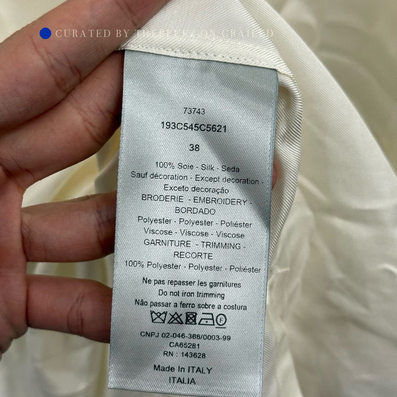 Dior Elegant White Silk Shirt in Size S Size US S / EU 44-46 / 1 - 4 Thumbnail