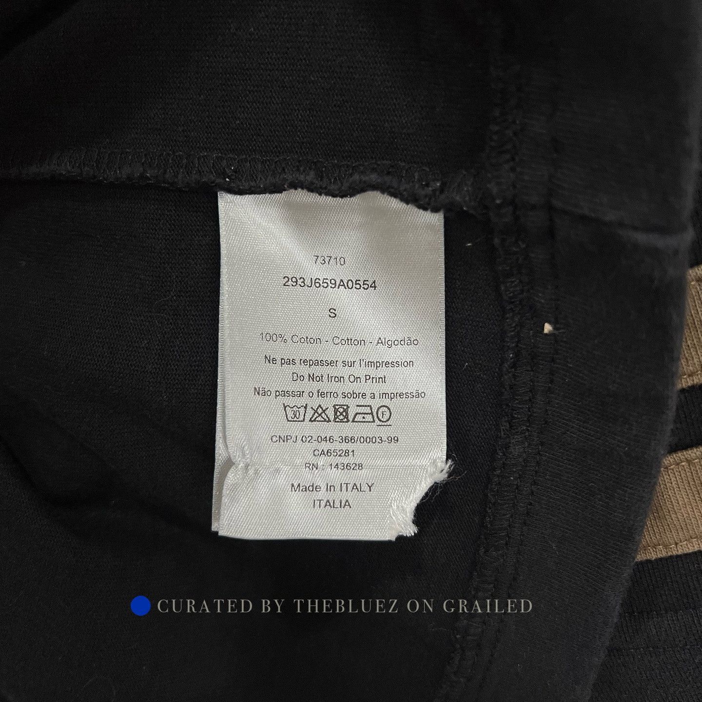 Dior Bold Logo Graphic T-Shirt in Black Size US S / EU 44-46 / 1 - 4 Thumbnail