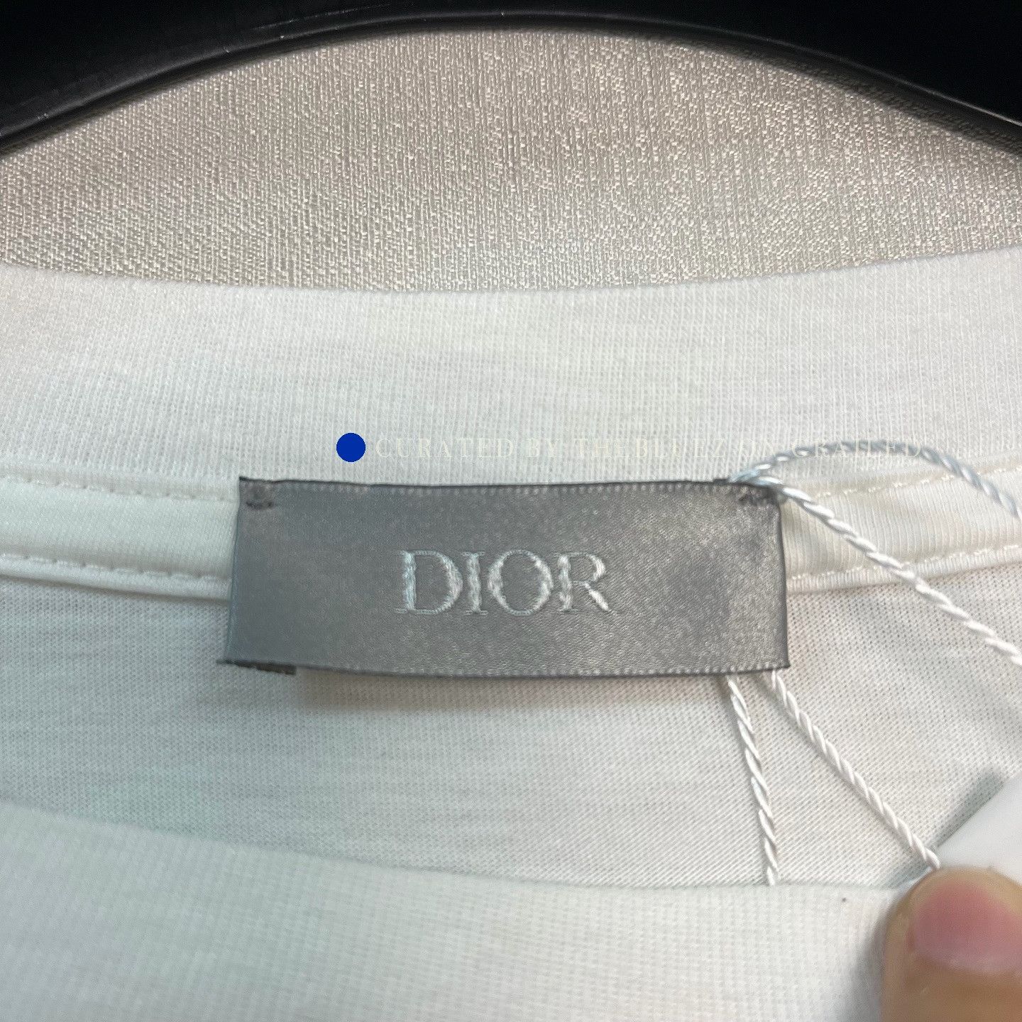 Dior Logo Embroidery T-Shirt in White Size US M / EU 48-50 / 2 - 3 Thumbnail