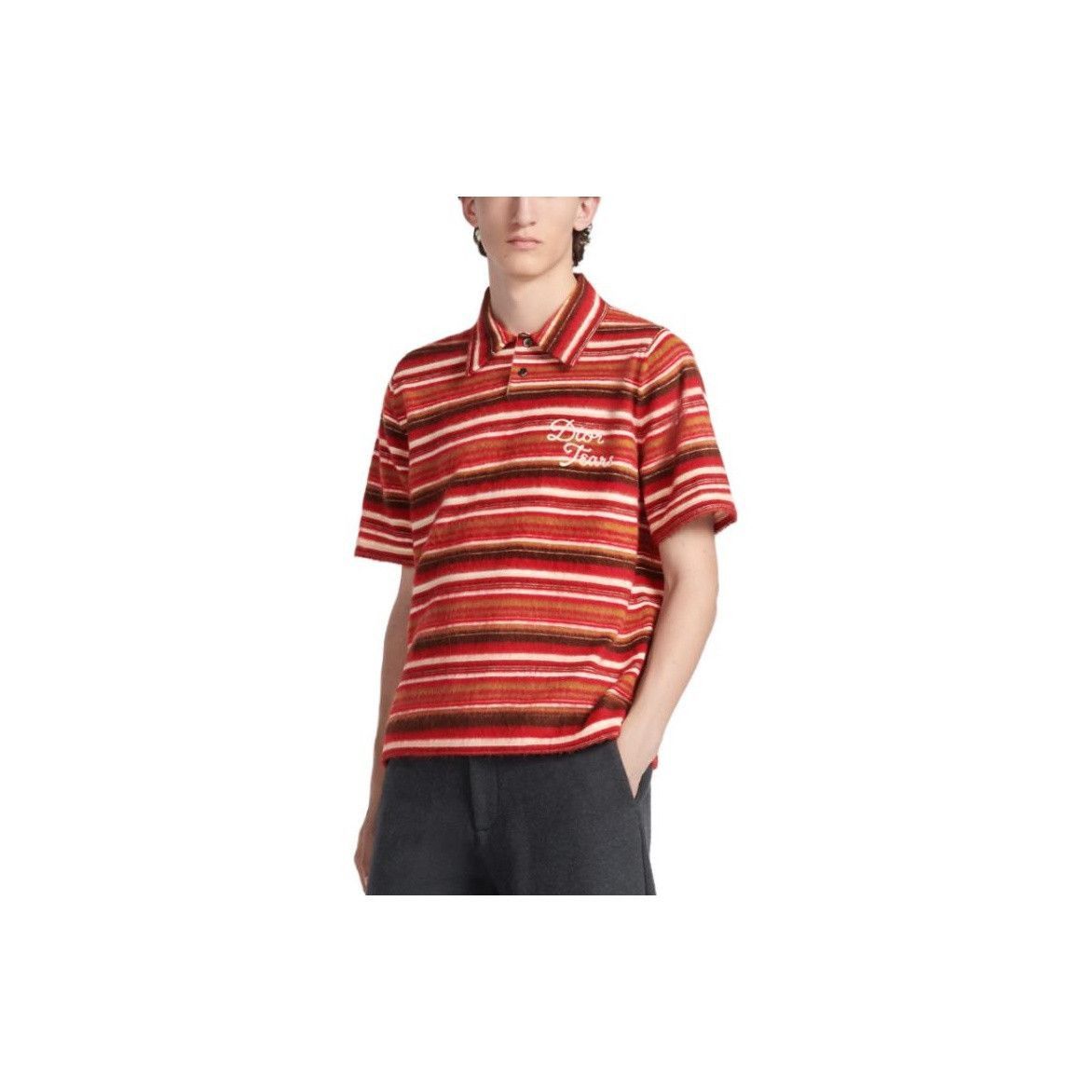 Dior Striped Multi-Color Polo Shirt Size US L / EU 52-54 / 3 - 7 Thumbnail
