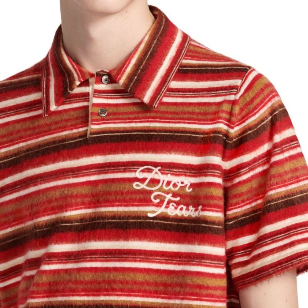 Dior Striped Multi-Color Polo Shirt Size US L / EU 52-54 / 3 - 10 Thumbnail