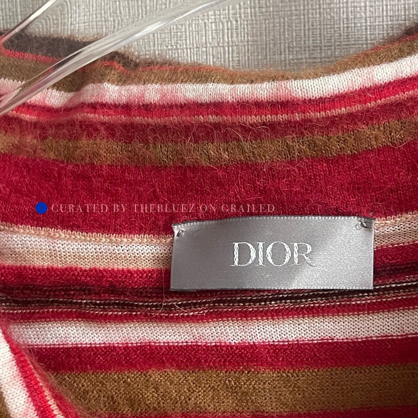 Dior Striped Multi-Color Polo Shirt Size US L / EU 52-54 / 3 - 3 Thumbnail