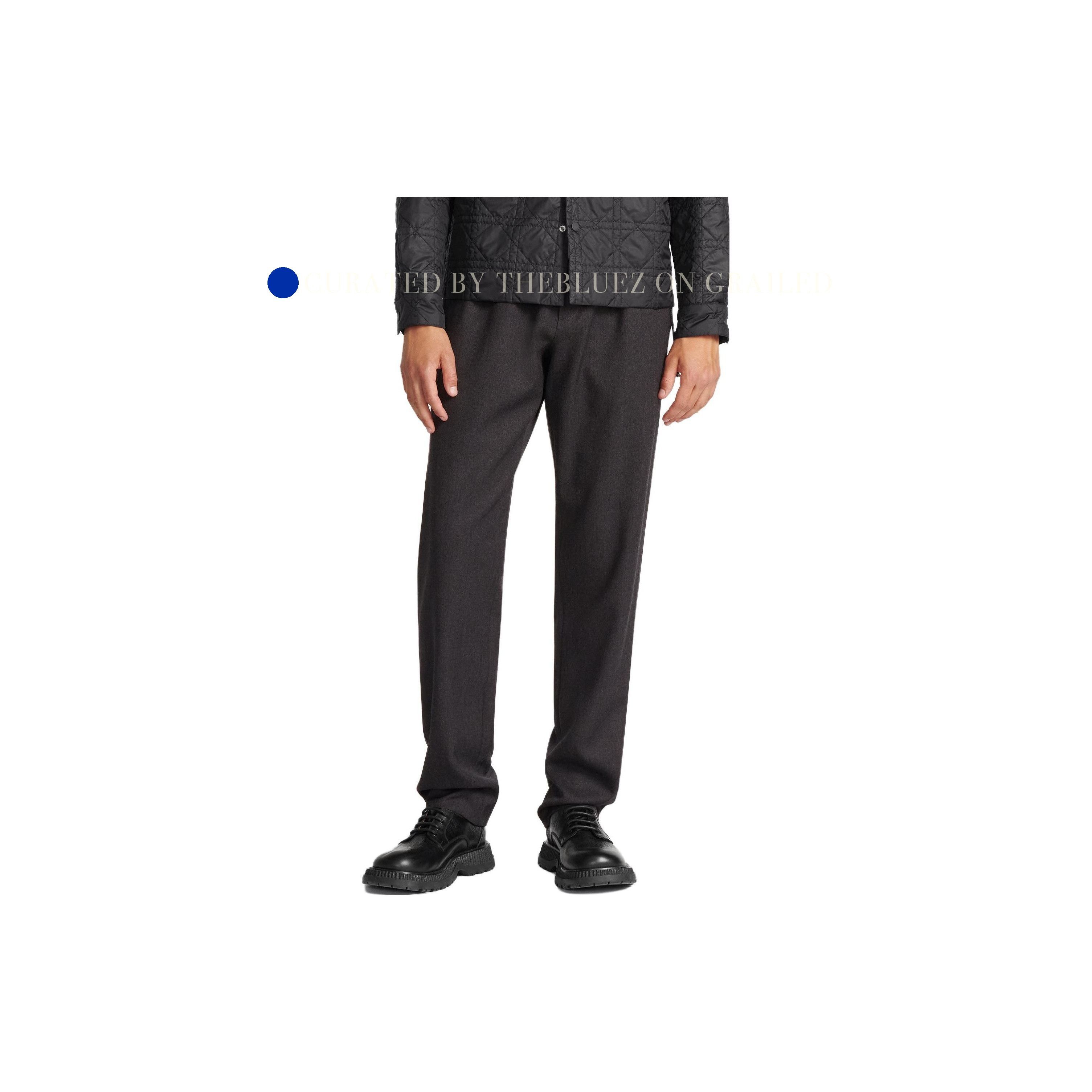 Dior Elegant Gray Wool Casual Pants Size US 34 / EU 50 - 10 Thumbnail