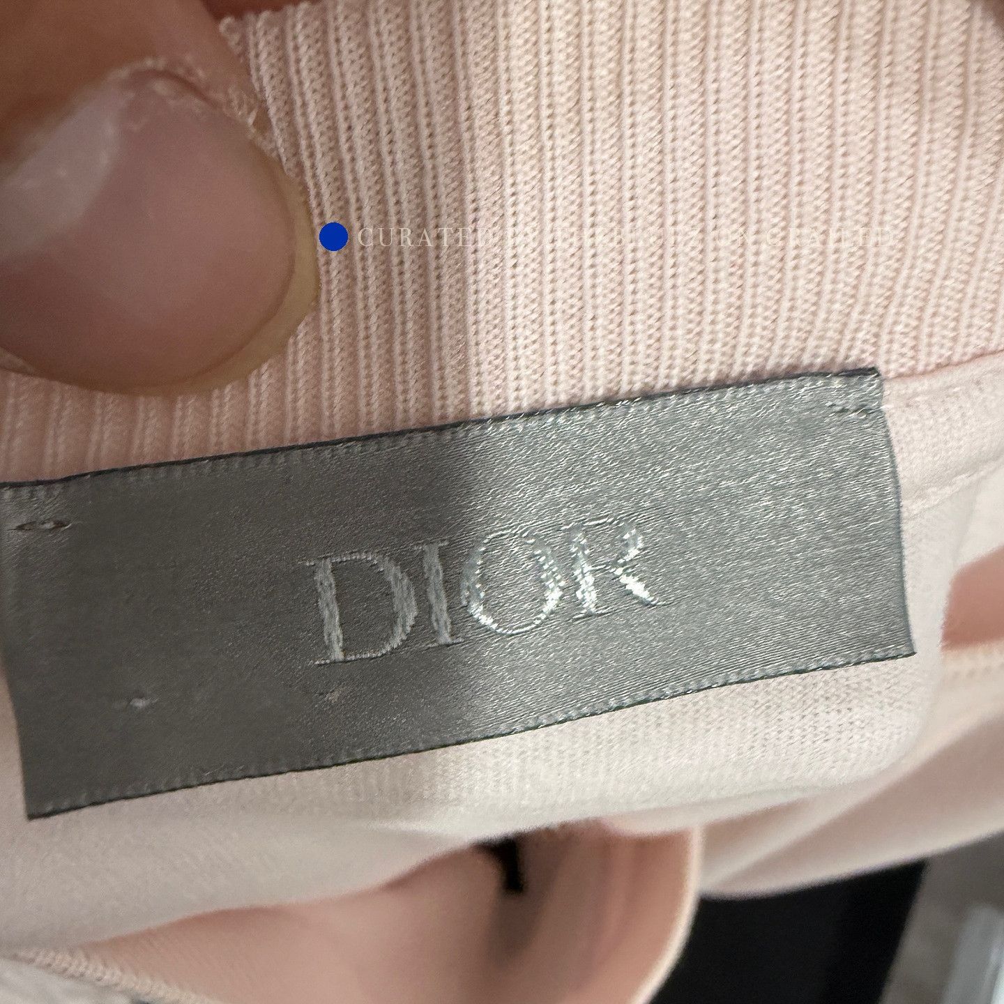 Dior Pink Rose Embroidered T-Shirt Size US S / EU 44-46 / 1 - 3 Thumbnail