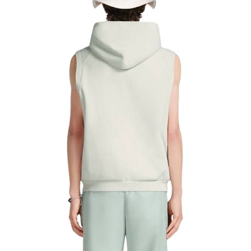 Dior Logo Embroidered Sleeveless Hoodie in Green Size US XL / EU 56 / 4 - 8 Thumbnail