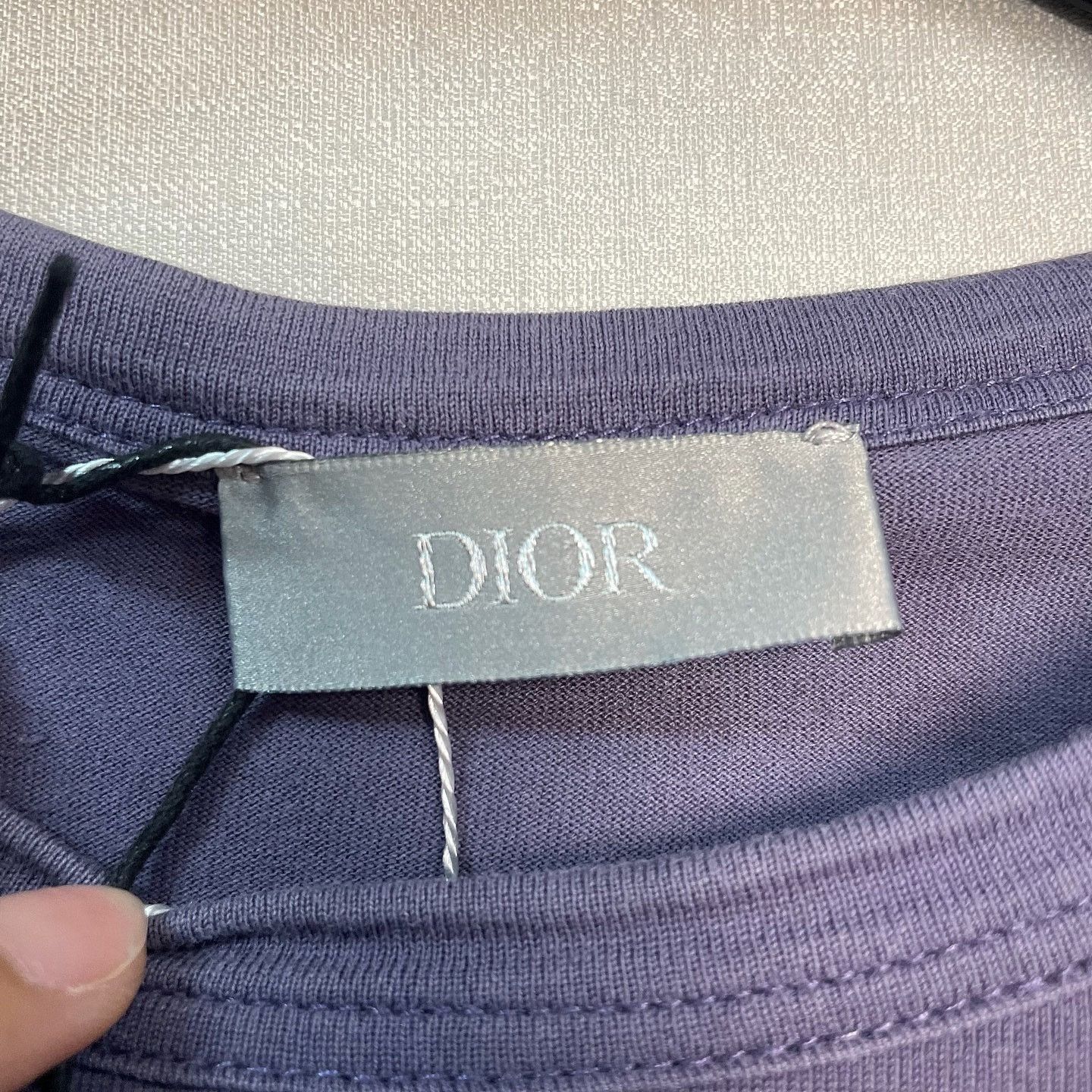 Dior CD Logo Cotton Tee in Purple Size US S / EU 44-46 / 1 - 3 Thumbnail