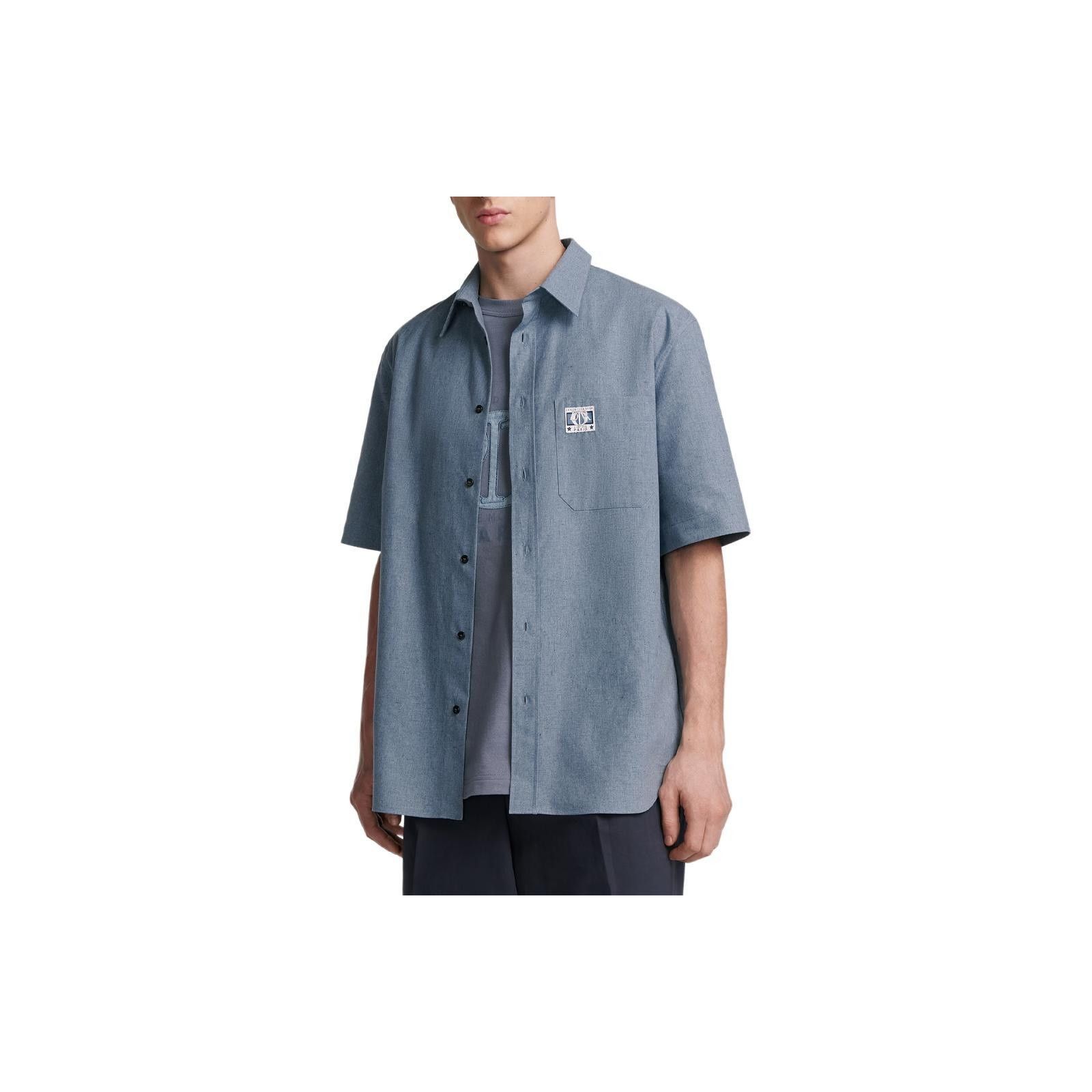 Dior Logo Patch Short Sleeve Shirt Size US L / EU 52-54 / 3 - 9 Thumbnail