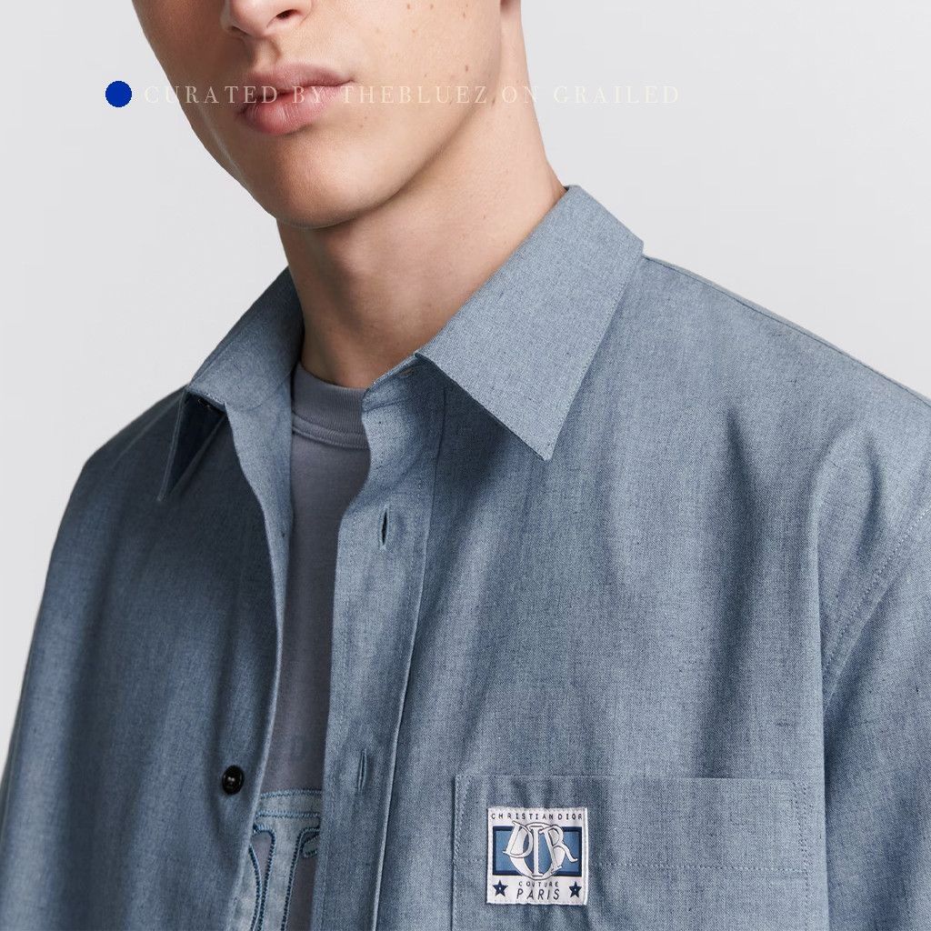 Dior Logo Patch Short Sleeve Shirt Size US L / EU 52-54 / 3 - 10 Thumbnail