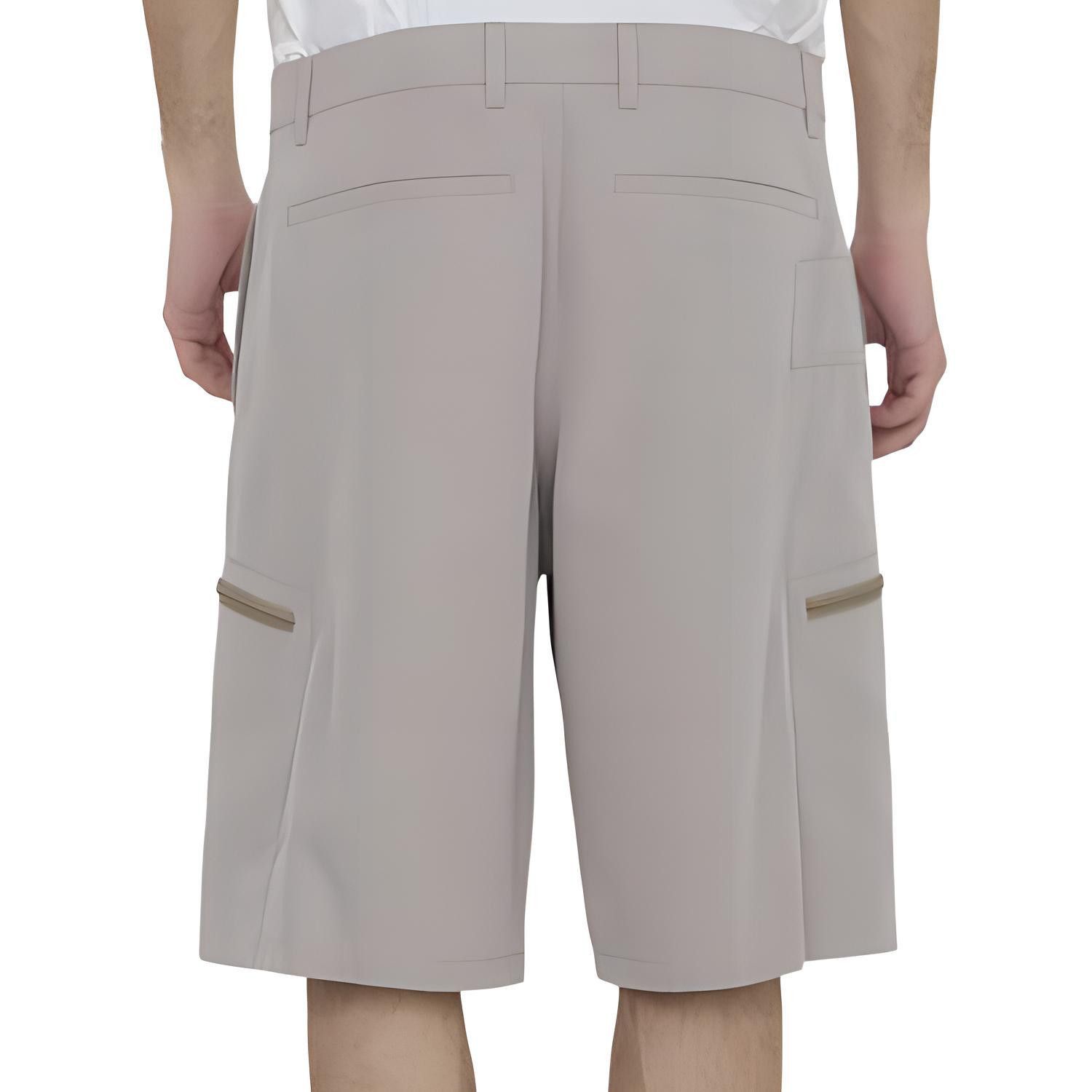 Dior Slim Fit Beige Zip Pocket Shorts Size US 36 / EU 52 - 4 Thumbnail