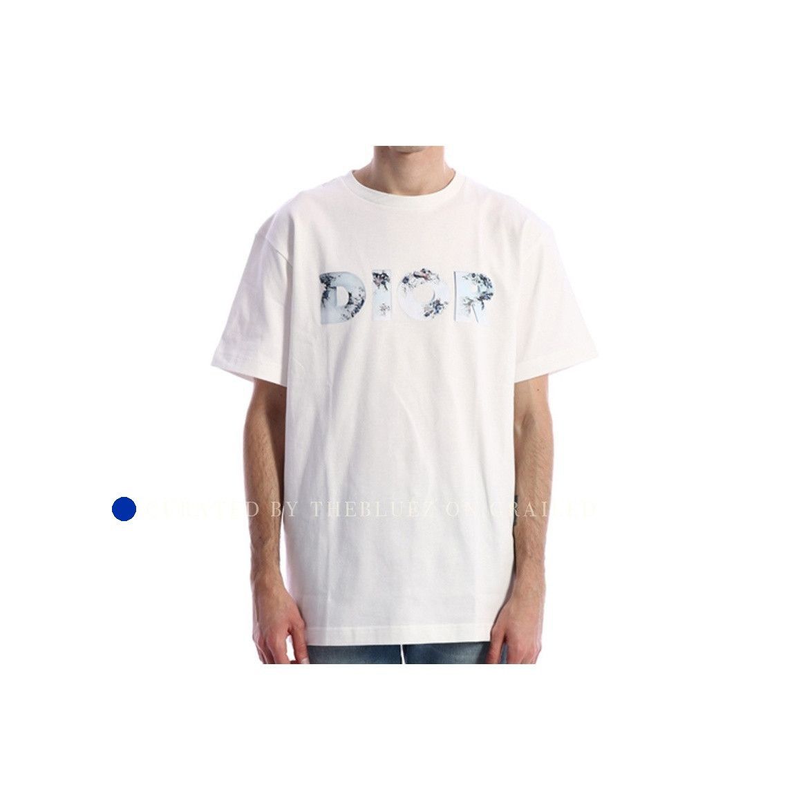 Dior Limited Edition Logo T-Shirt in White Size US S / EU 44-46 / 1 - 6 Thumbnail
