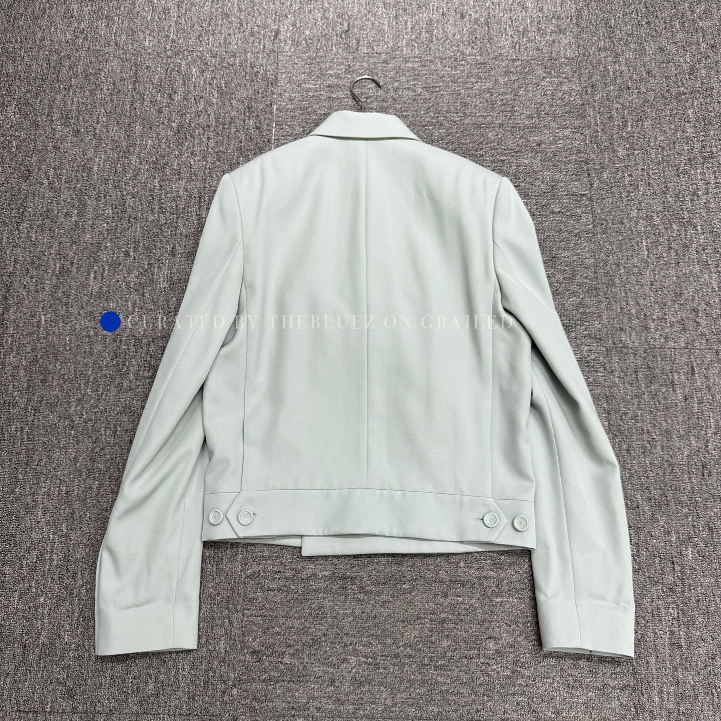 Dior Mint Green Wool Blazer Size US M / EU 48-50 / 2 - 2 Thumbnail