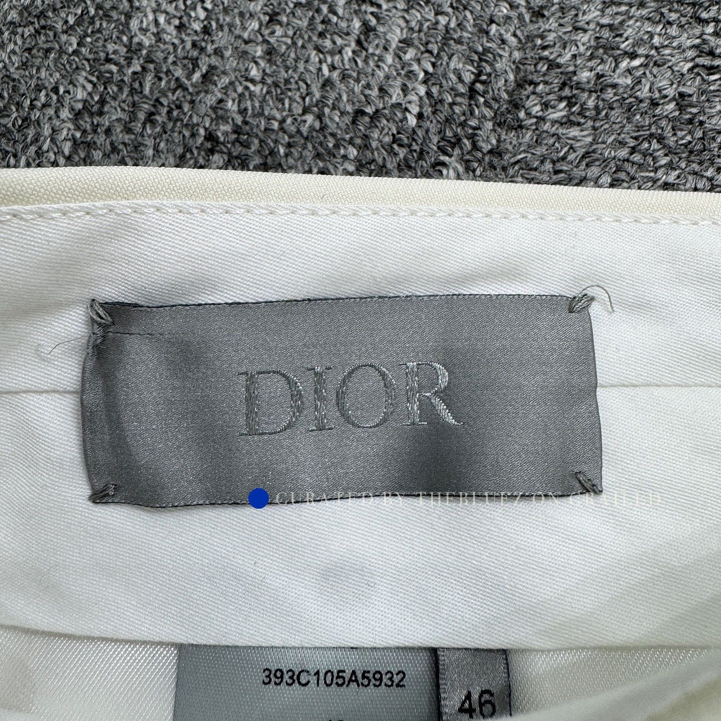 Dior Beige Wool Trousers in Size 30 Size US 30 / EU 46 - 3 Thumbnail