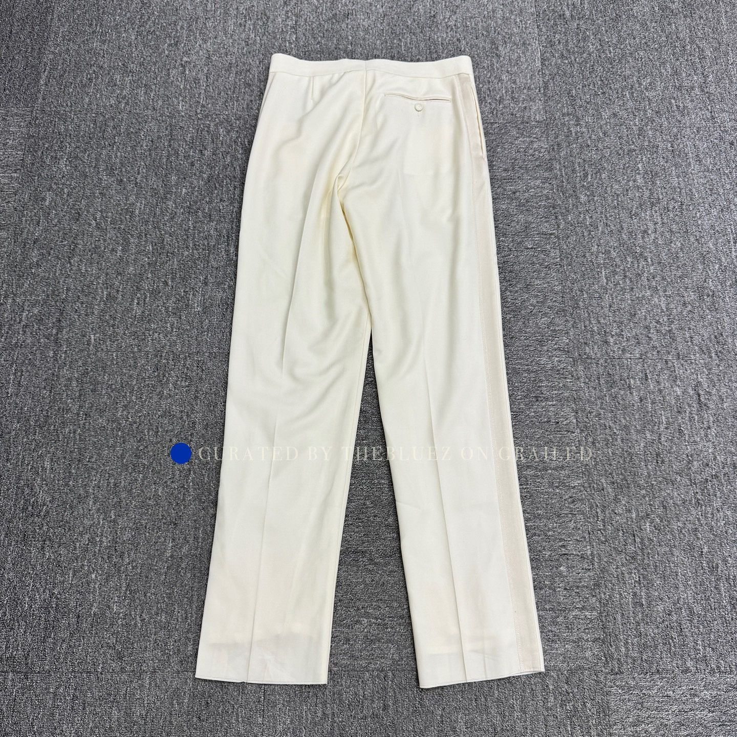 Dior Beige Wool Trousers in Size 30 Size US 30 / EU 46 - 2 Thumbnail