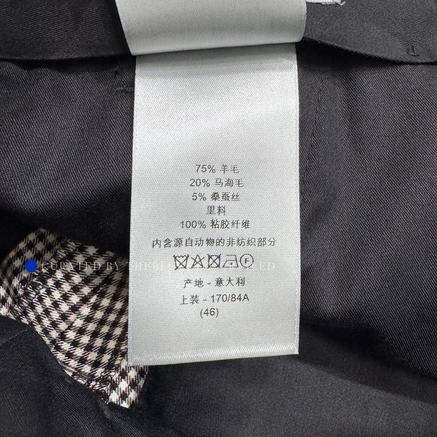 Dior Check Wool Trousers in Multi Colorway Size US 30 / EU 46 - 5 Thumbnail