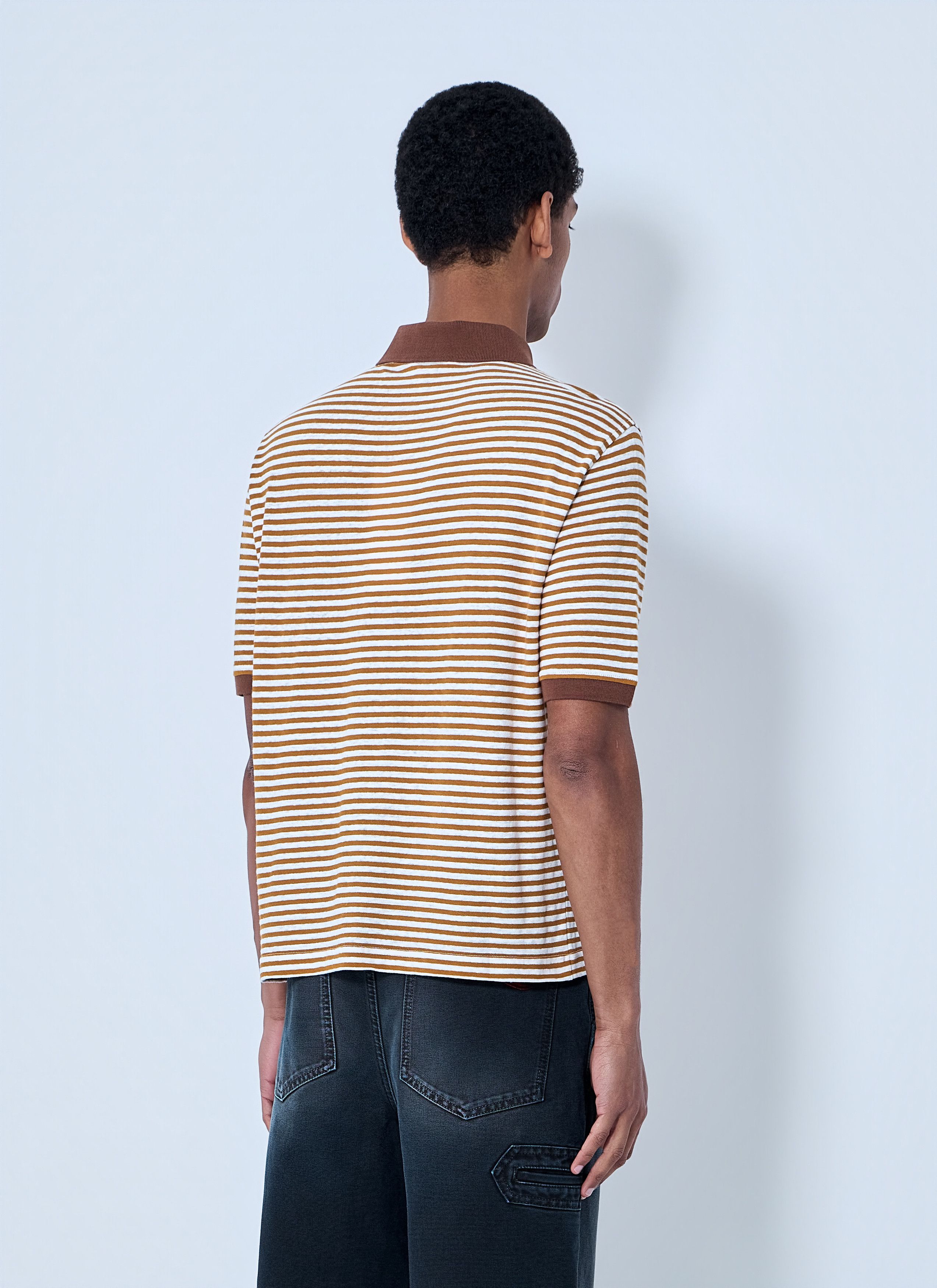 Marni Striped Polo Shirt Size US M / EU 48-50 / 2 - 4 Thumbnail