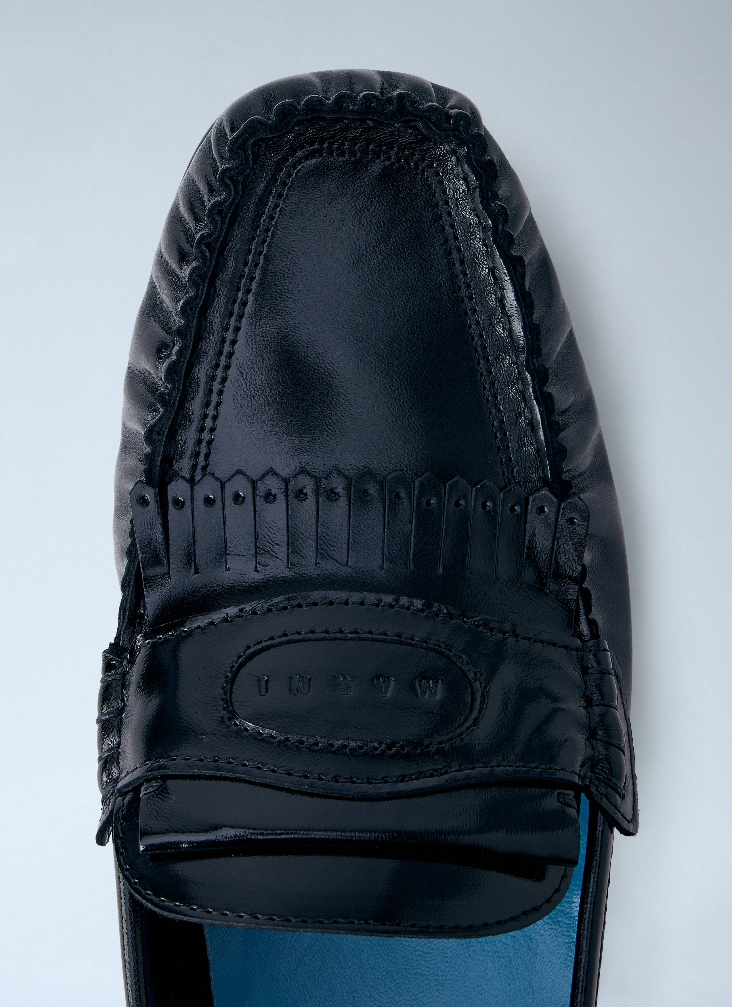 Marni Leather Penny Loafers Size US 8 / EU 41 - 6 Thumbnail