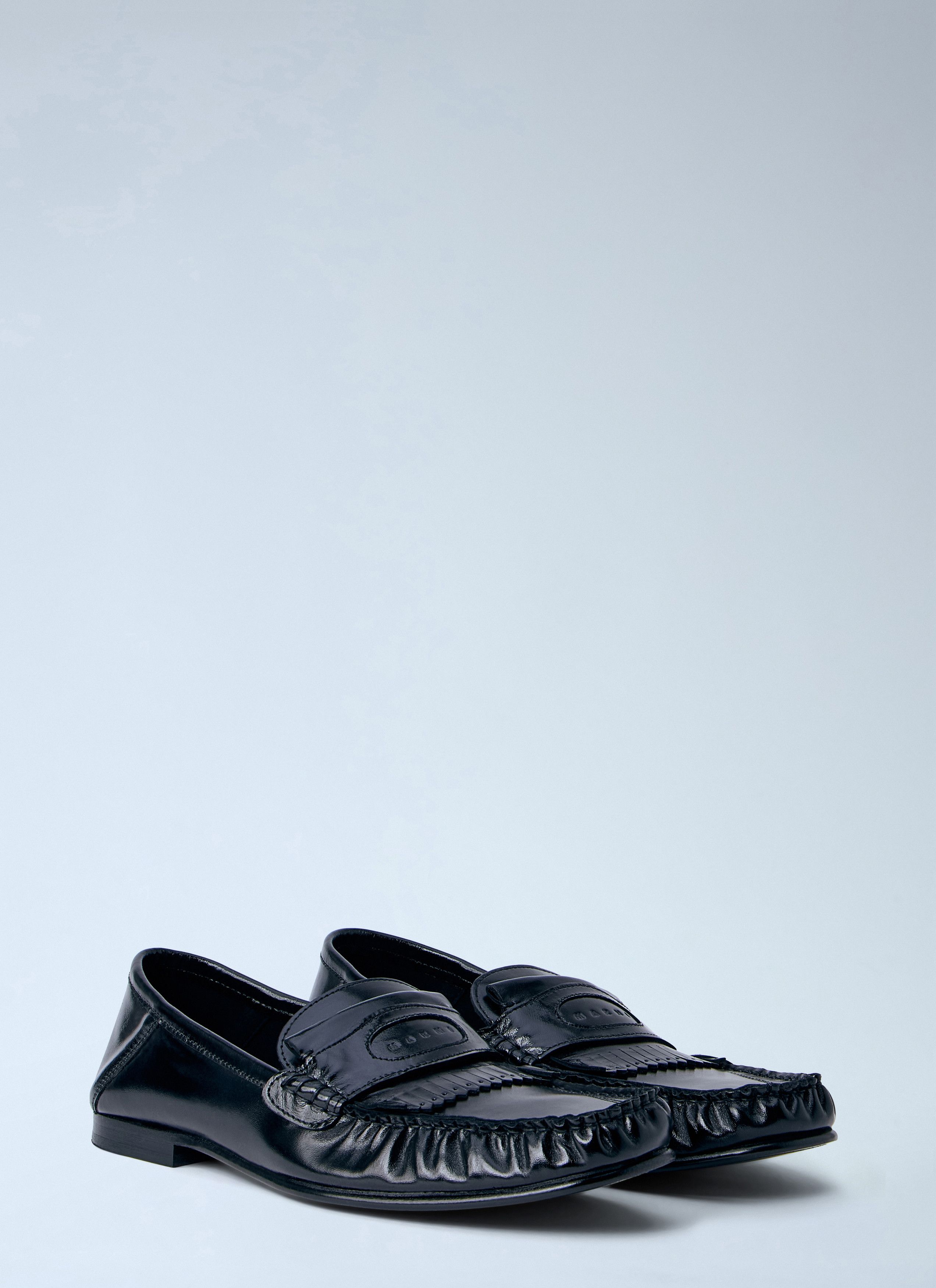 Marni Leather Penny Loafers Size US 8 / EU 41 - 2 Thumbnail