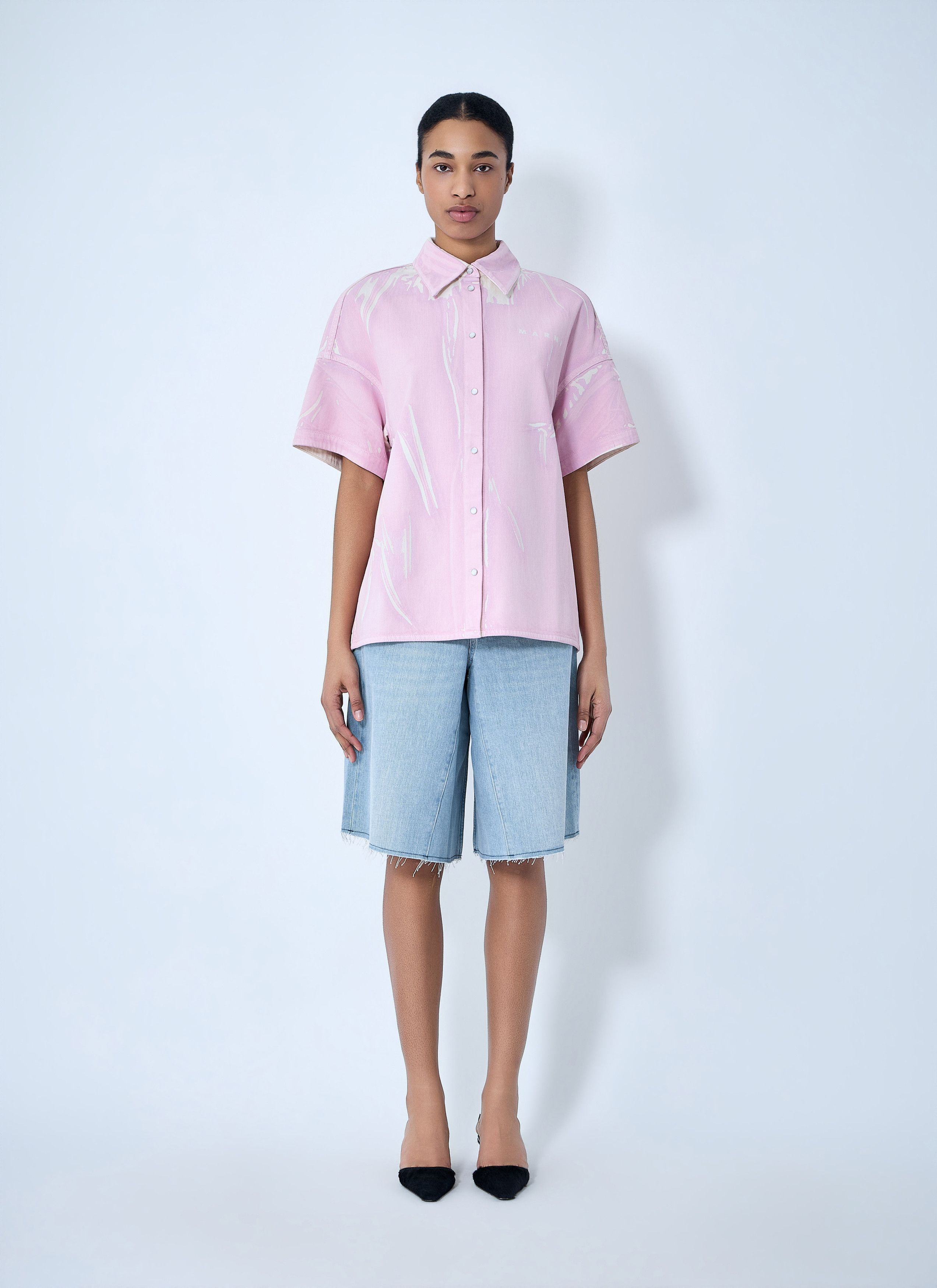 Marni Cotton Poplin Button-Down Shirt Size M / US 6-8 / IT 42-44 - 2 Thumbnail