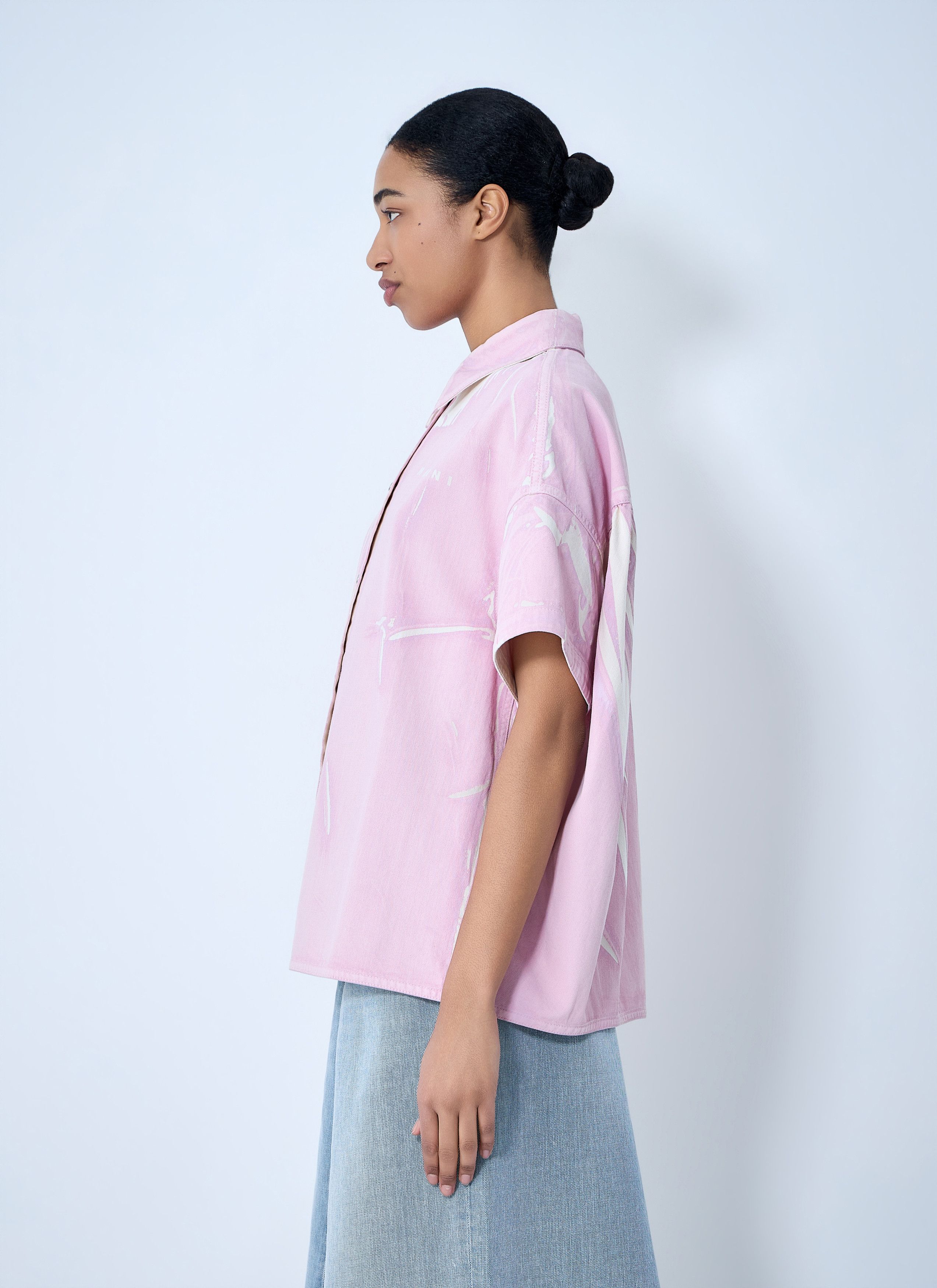 Marni Cotton Poplin Button-Down Shirt Size M / US 6-8 / IT 42-44 - 3 Thumbnail