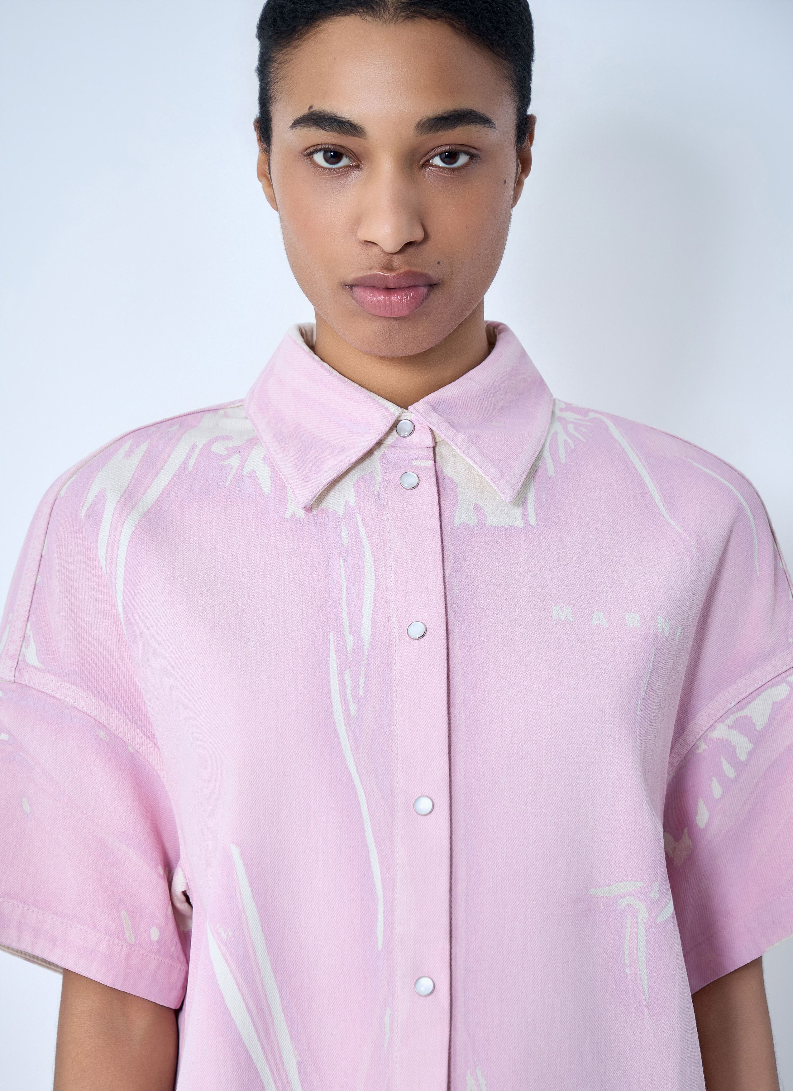 Marni Cotton Poplin Button-Down Shirt Size M / US 6-8 / IT 42-44 - 5 Thumbnail