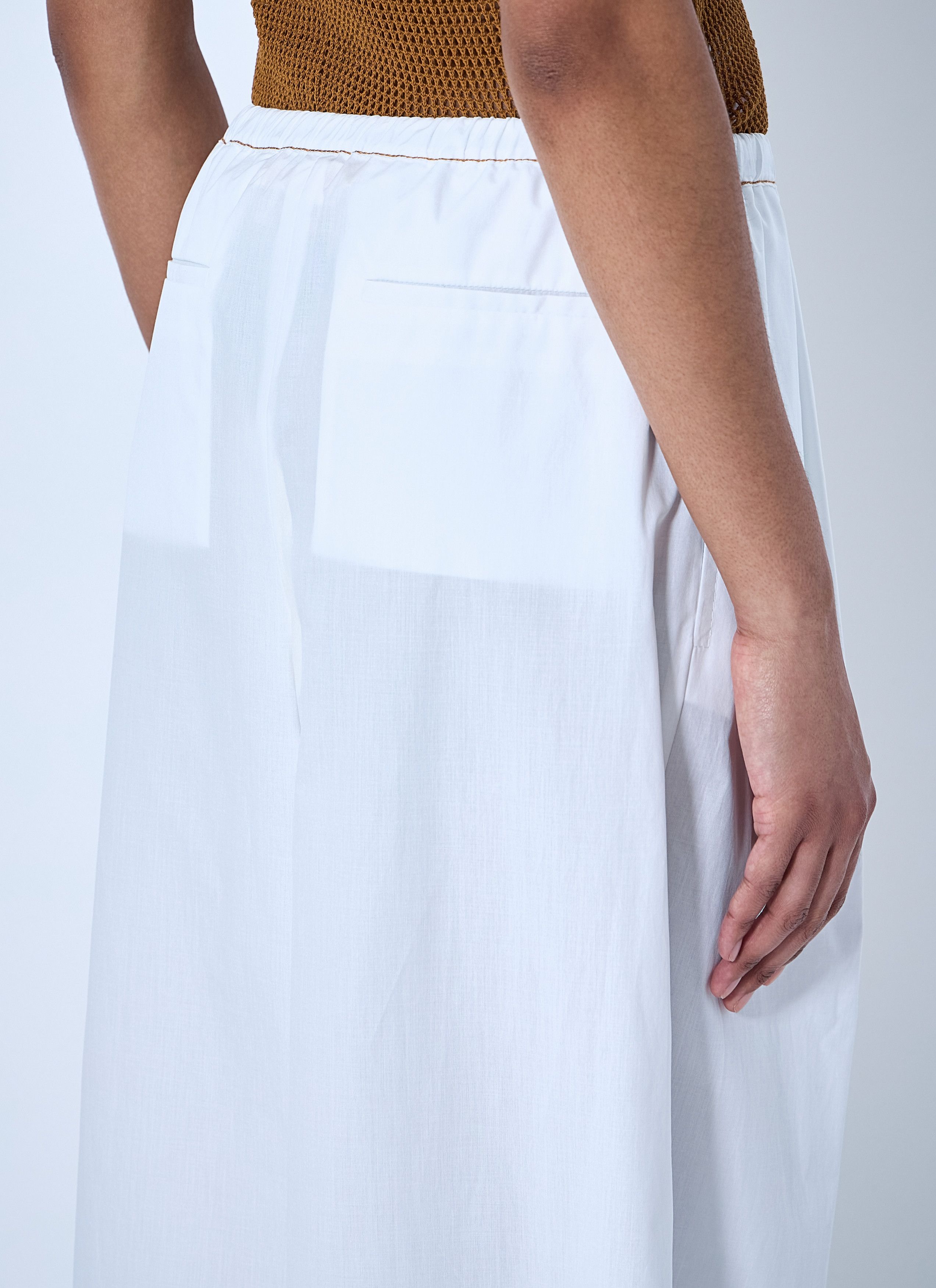 Marni Wide-Leg Drawstring Trousers Size 28" / US 6 / IT 42 - 6 Thumbnail