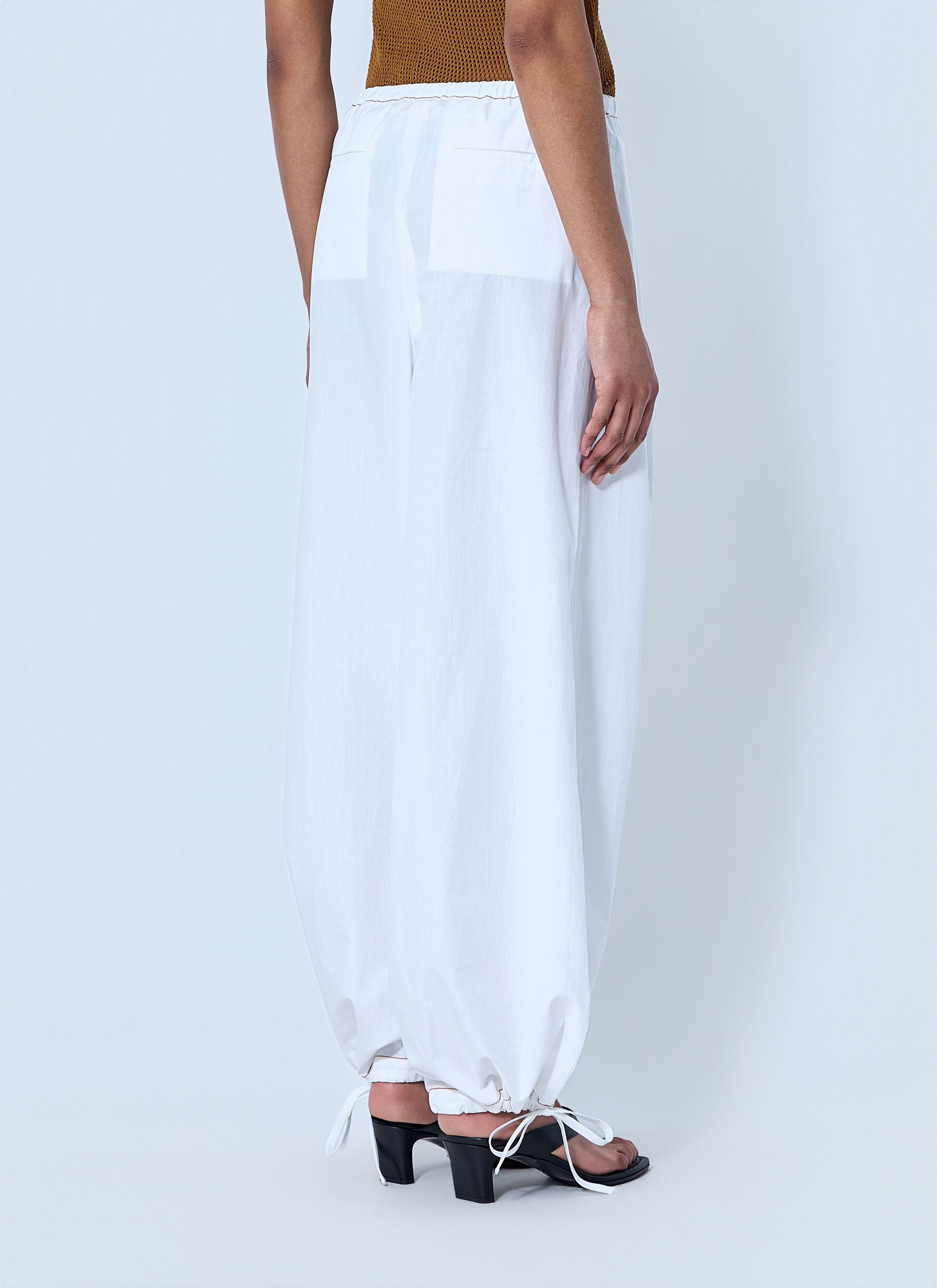 Marni Wide-Leg Drawstring Trousers Size 28" / US 6 / IT 42 - 4 Thumbnail