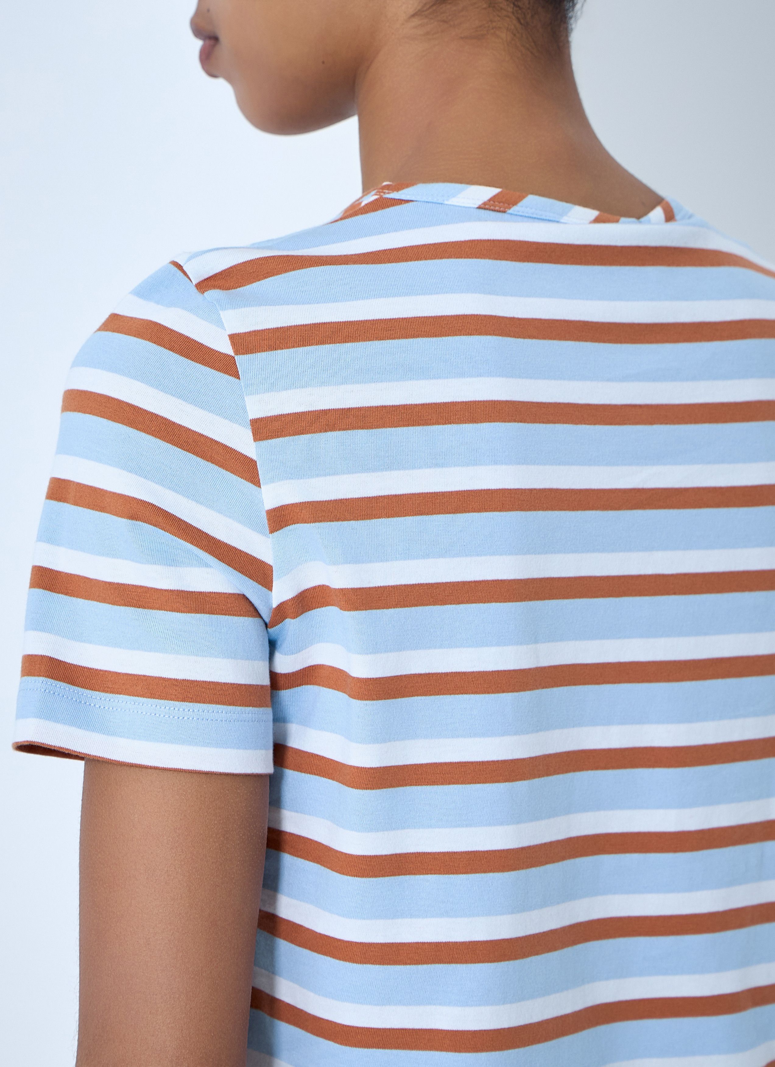 Marni Striped Cotton Jersey T-Shirt Size M / US 6-8 / IT 42-44 - 6 Thumbnail