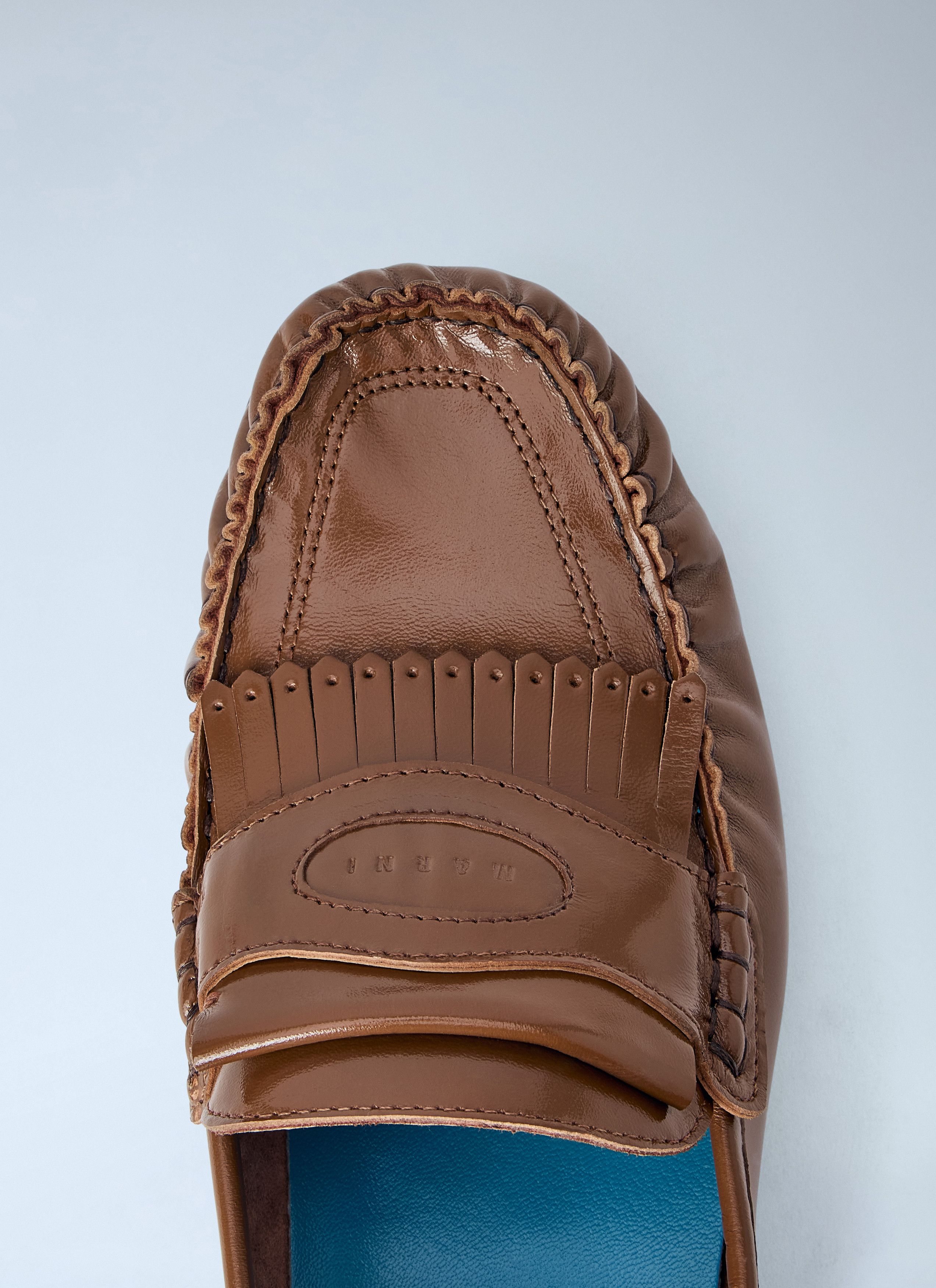 Marni Leather Penny Loafers Size US 6 / IT 36 - 6 Thumbnail