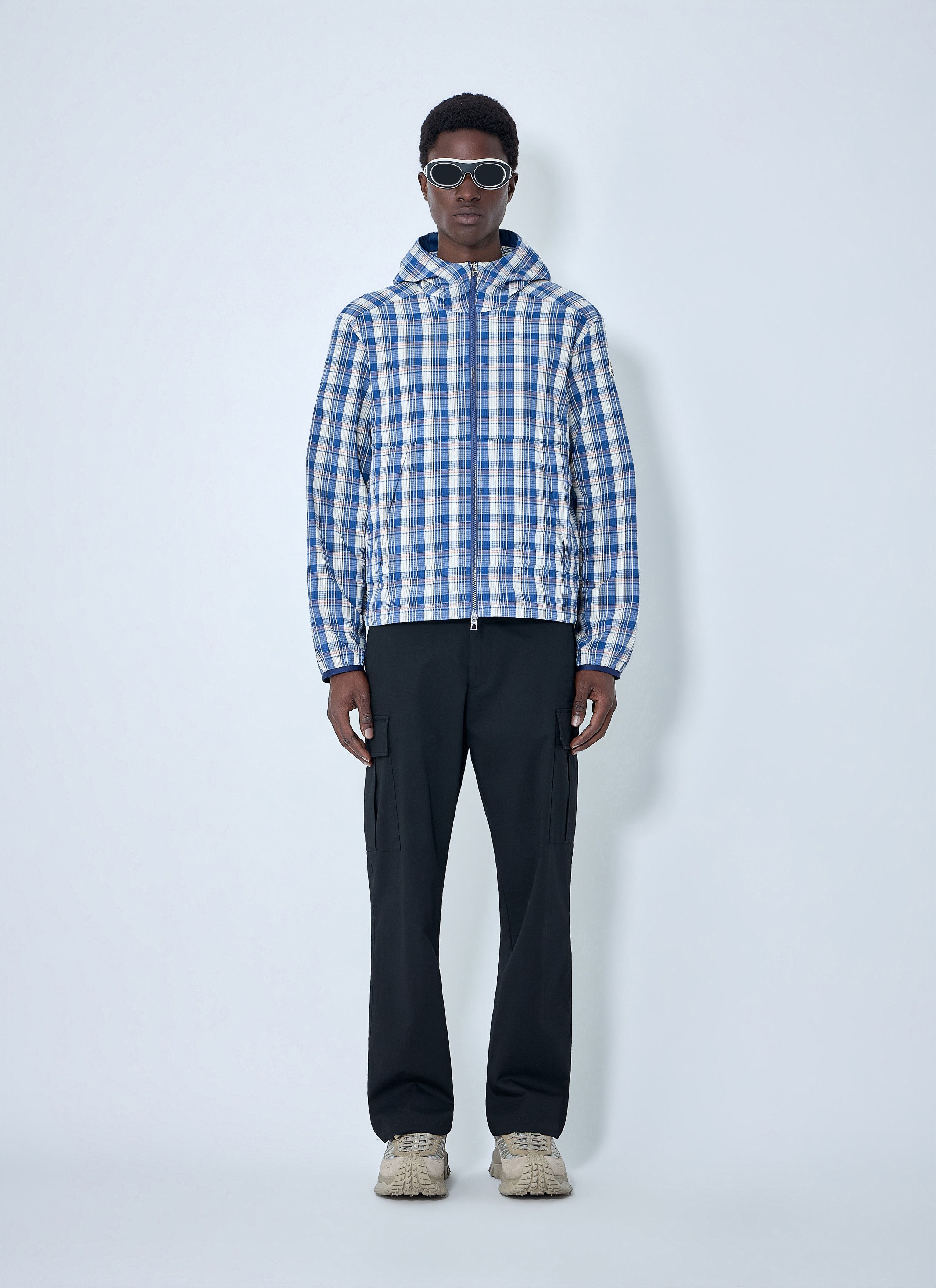 Moncler Natisone Check Hooded Jacket Size US L / EU 52-54 / 3 - 2 Thumbnail