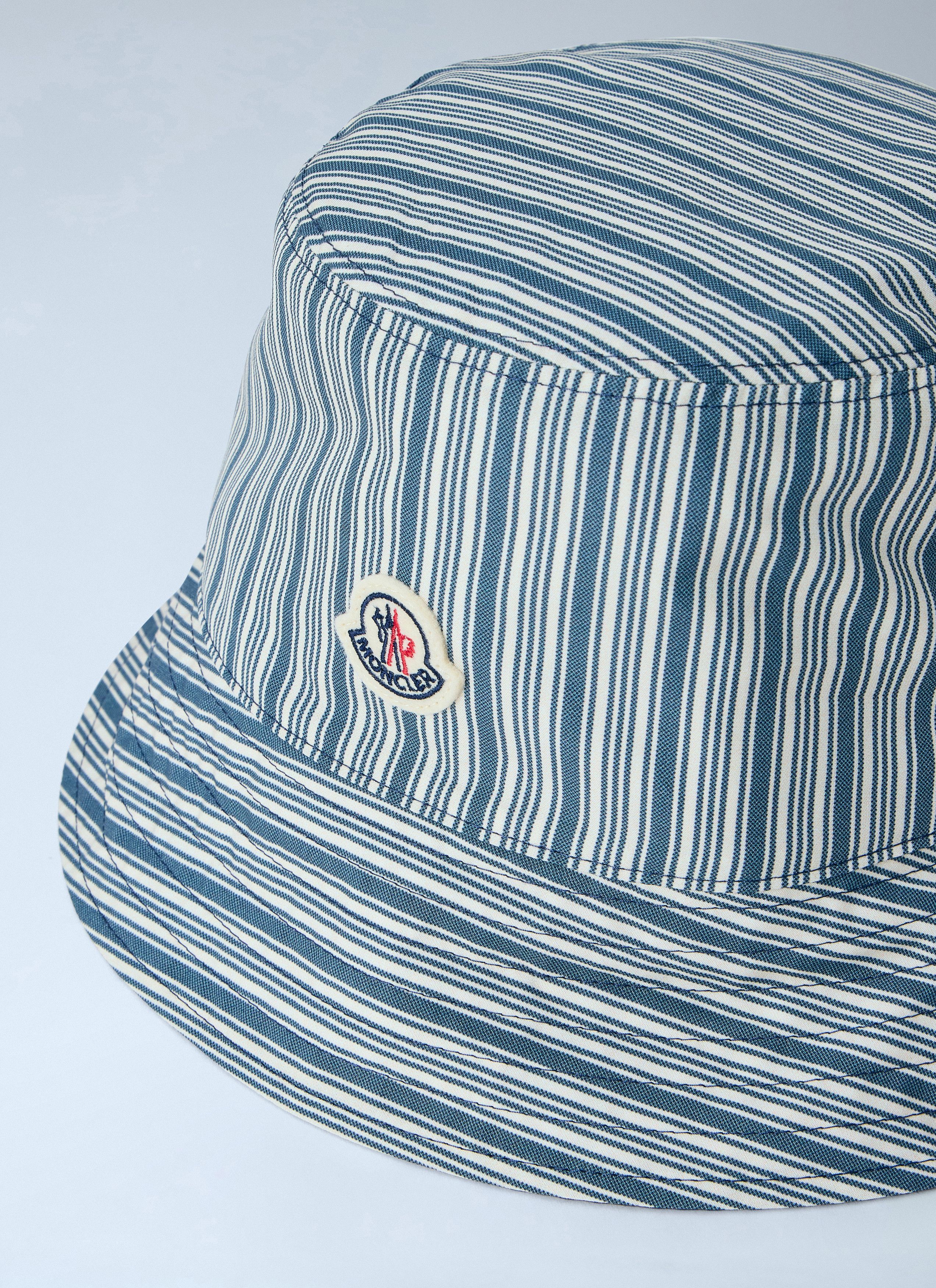 Moncler Striped Bucket Hat Size ONE SIZE - 2 Thumbnail
