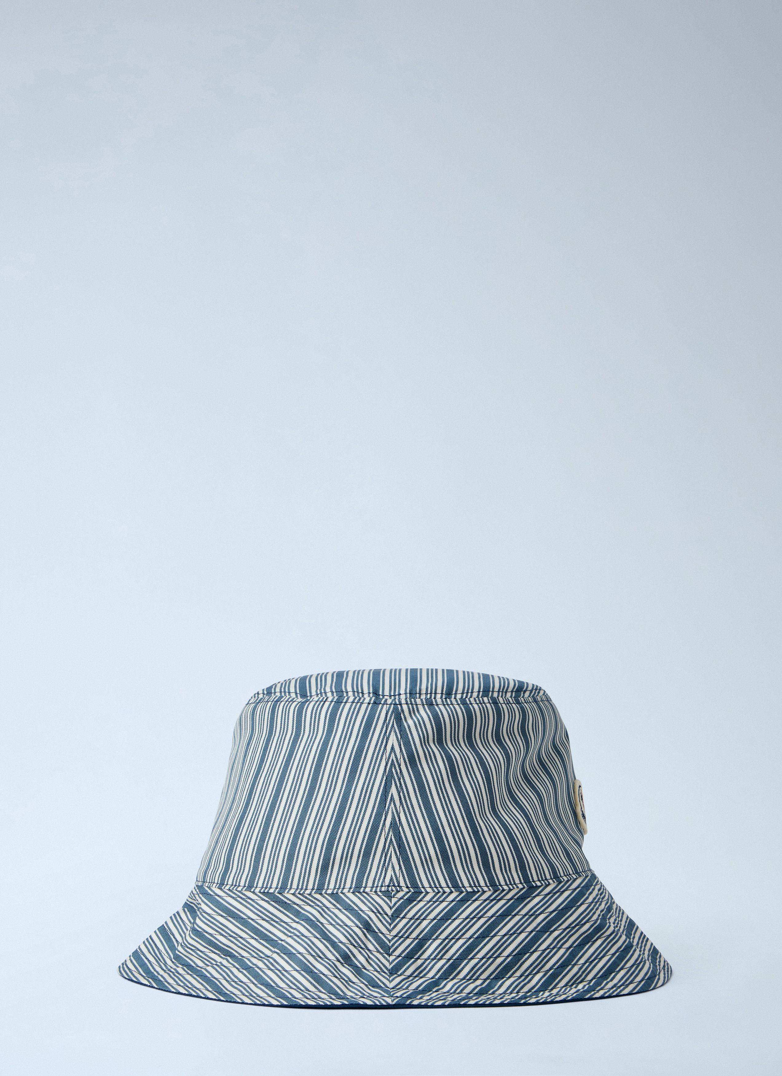 Moncler Striped Bucket Hat Size ONE SIZE - 3 Thumbnail
