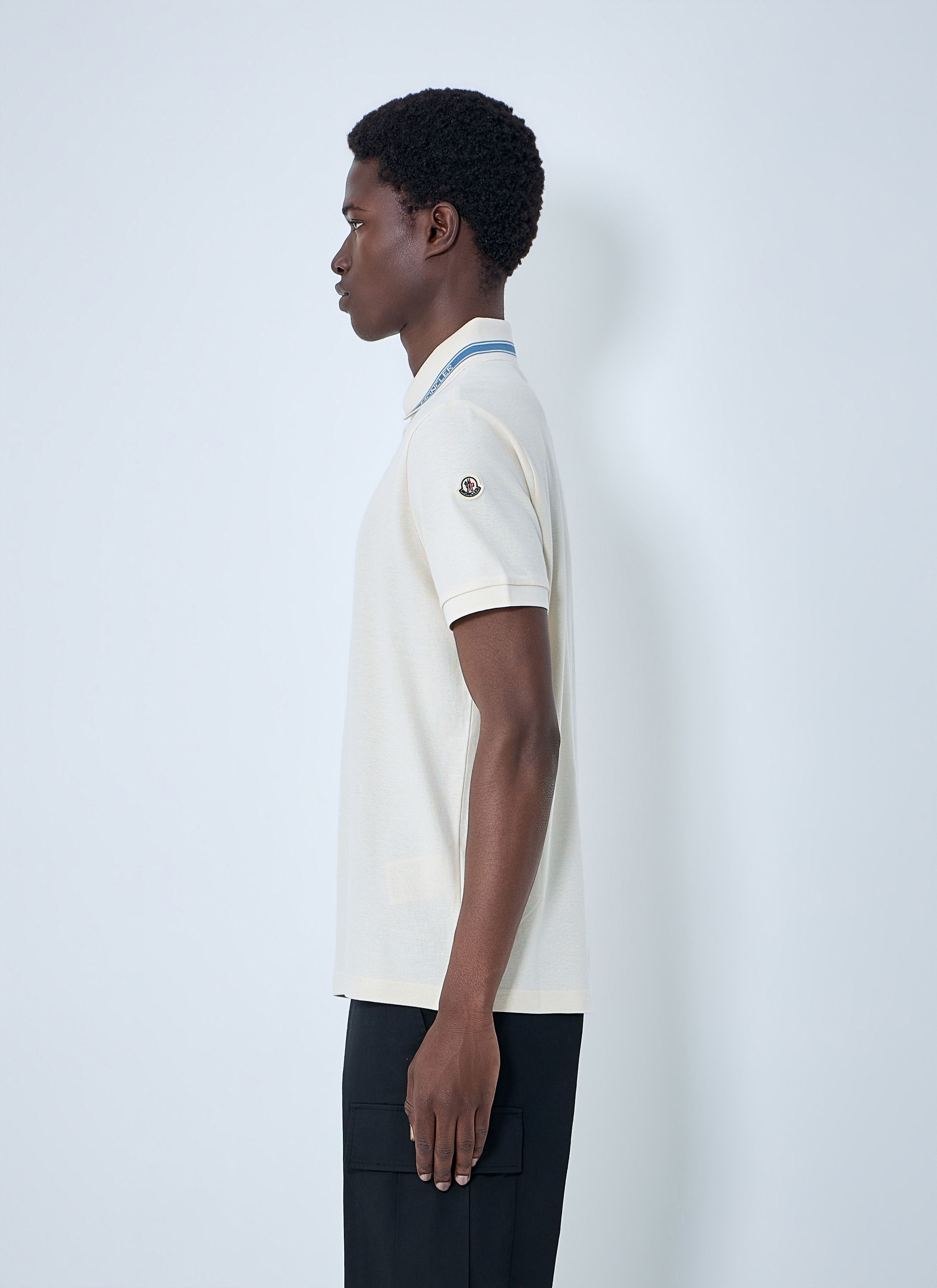 Moncler Polo Shirt with Contrast Collar Size US L / EU 52-54 / 3 - 3 Thumbnail