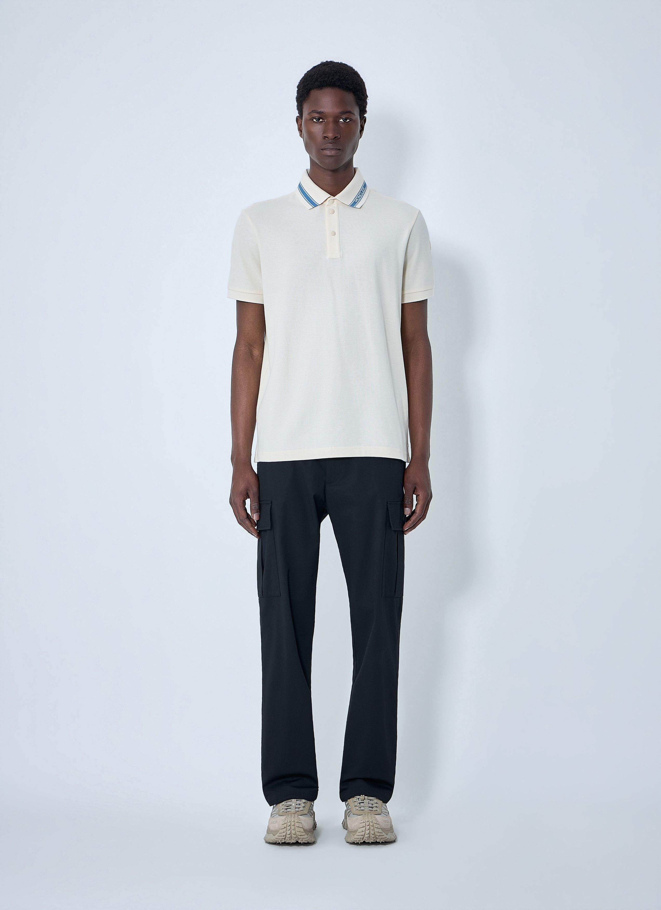 Moncler Polo Shirt with Contrast Collar Size US XL / EU 56 / 4 - 2 Thumbnail