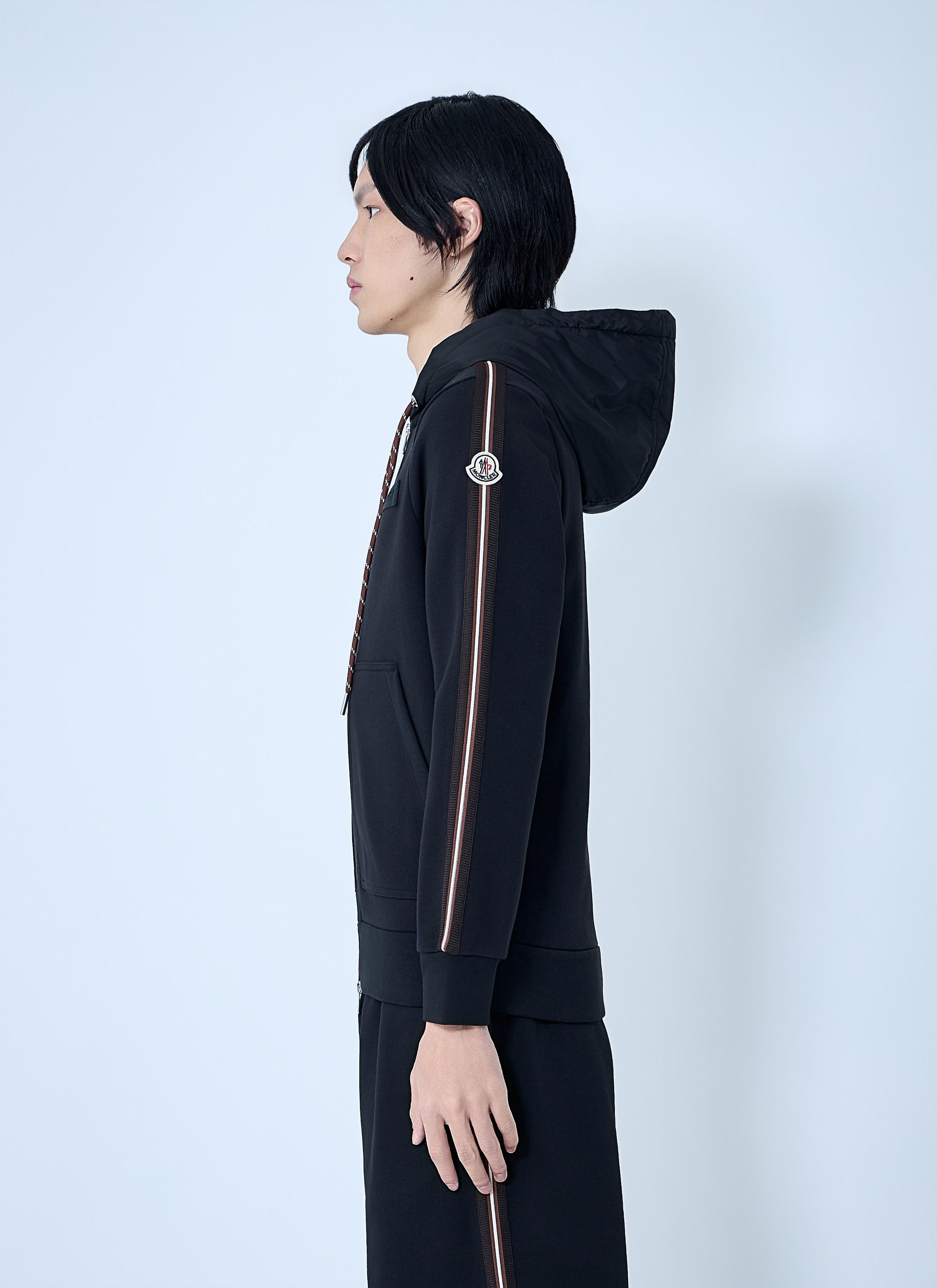 Moncler Zip-Up Hoodie with Logo Detail Size US L / EU 52-54 / 3 - 3 Thumbnail