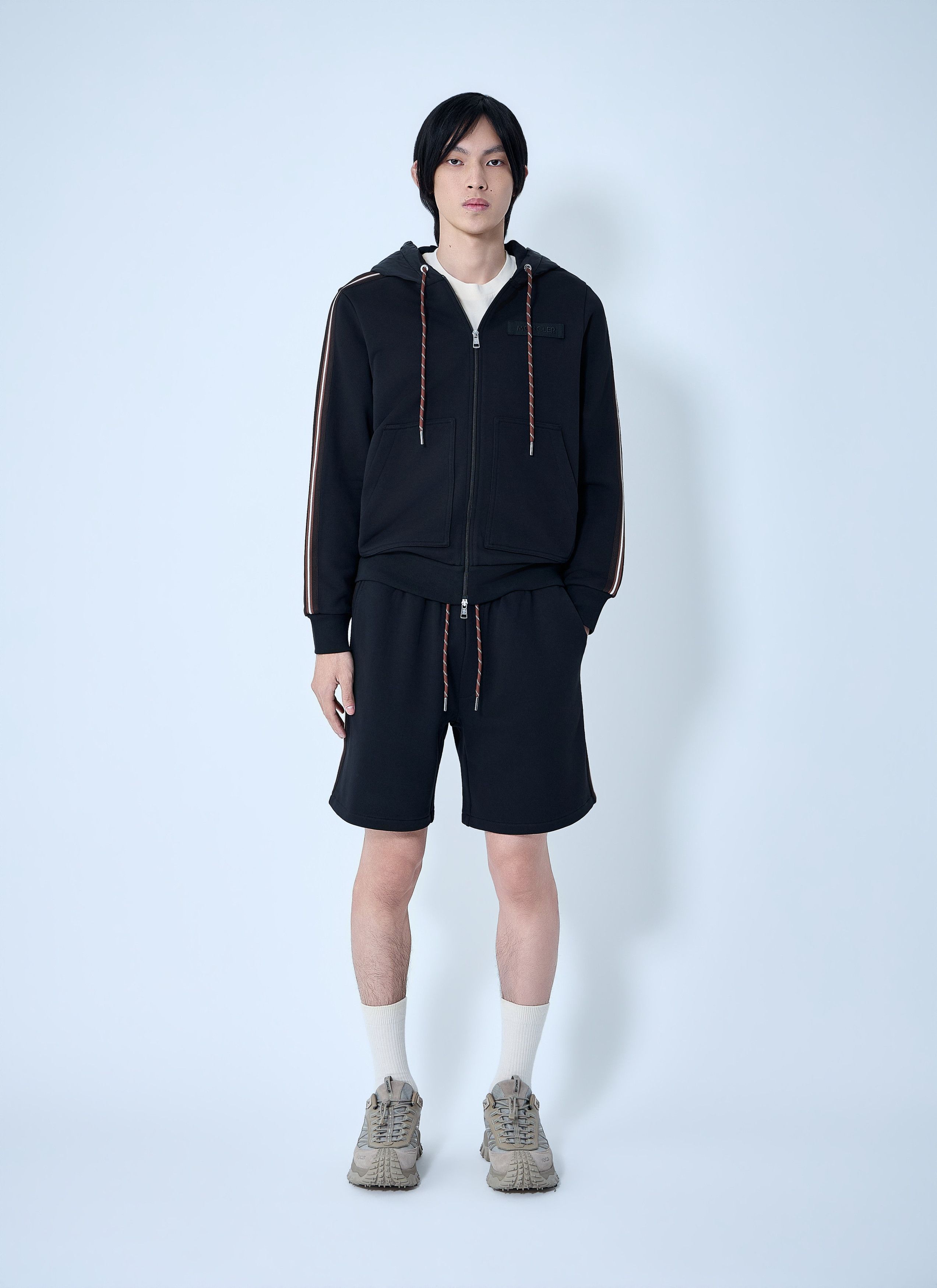 Moncler Zip-Up Hoodie with Logo Detail Size US XXL / EU 58 / 5 - 2 Thumbnail