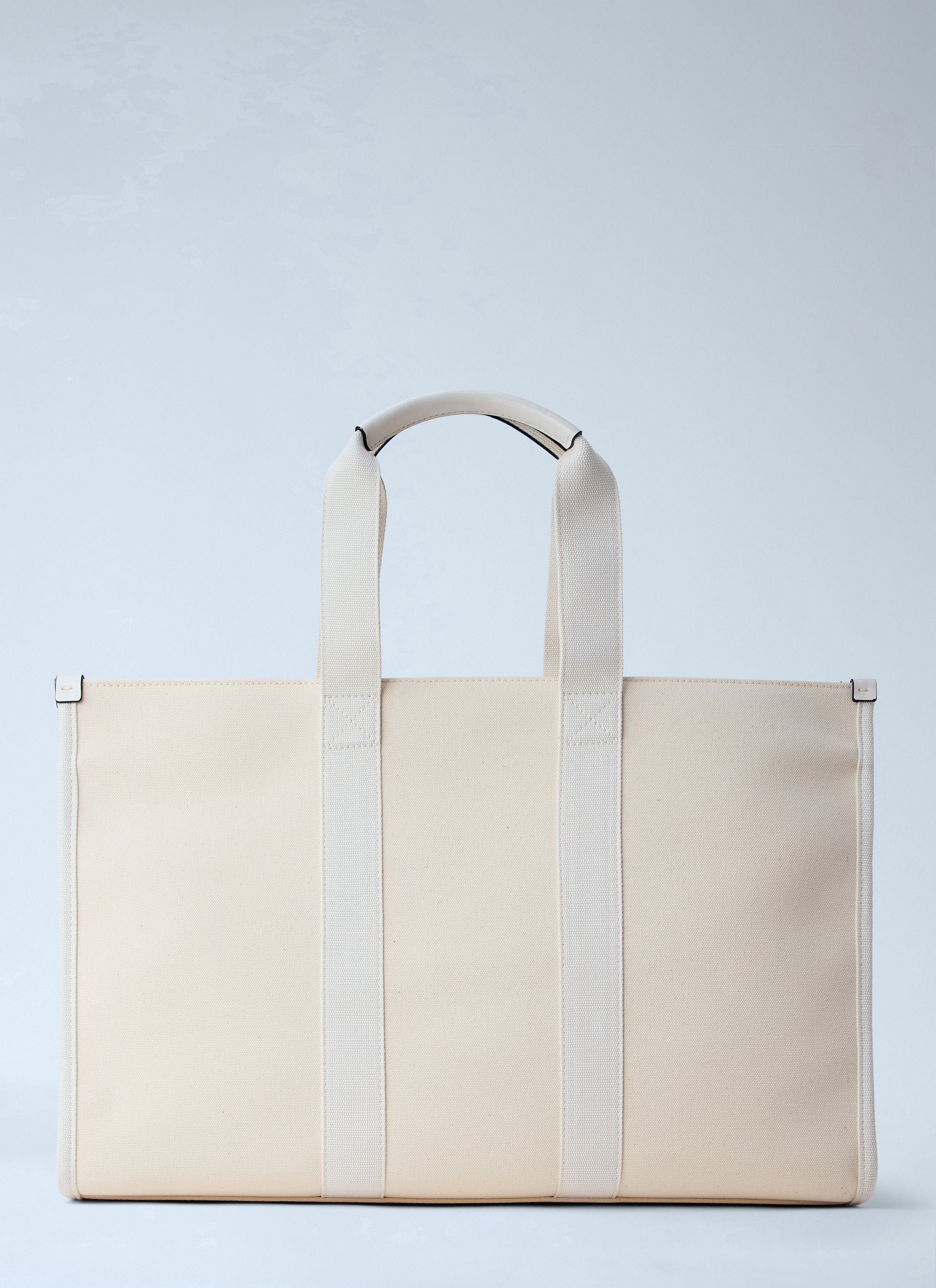 Moncler Canvas Logo Tote Bag Size ONE SIZE - 3 Thumbnail