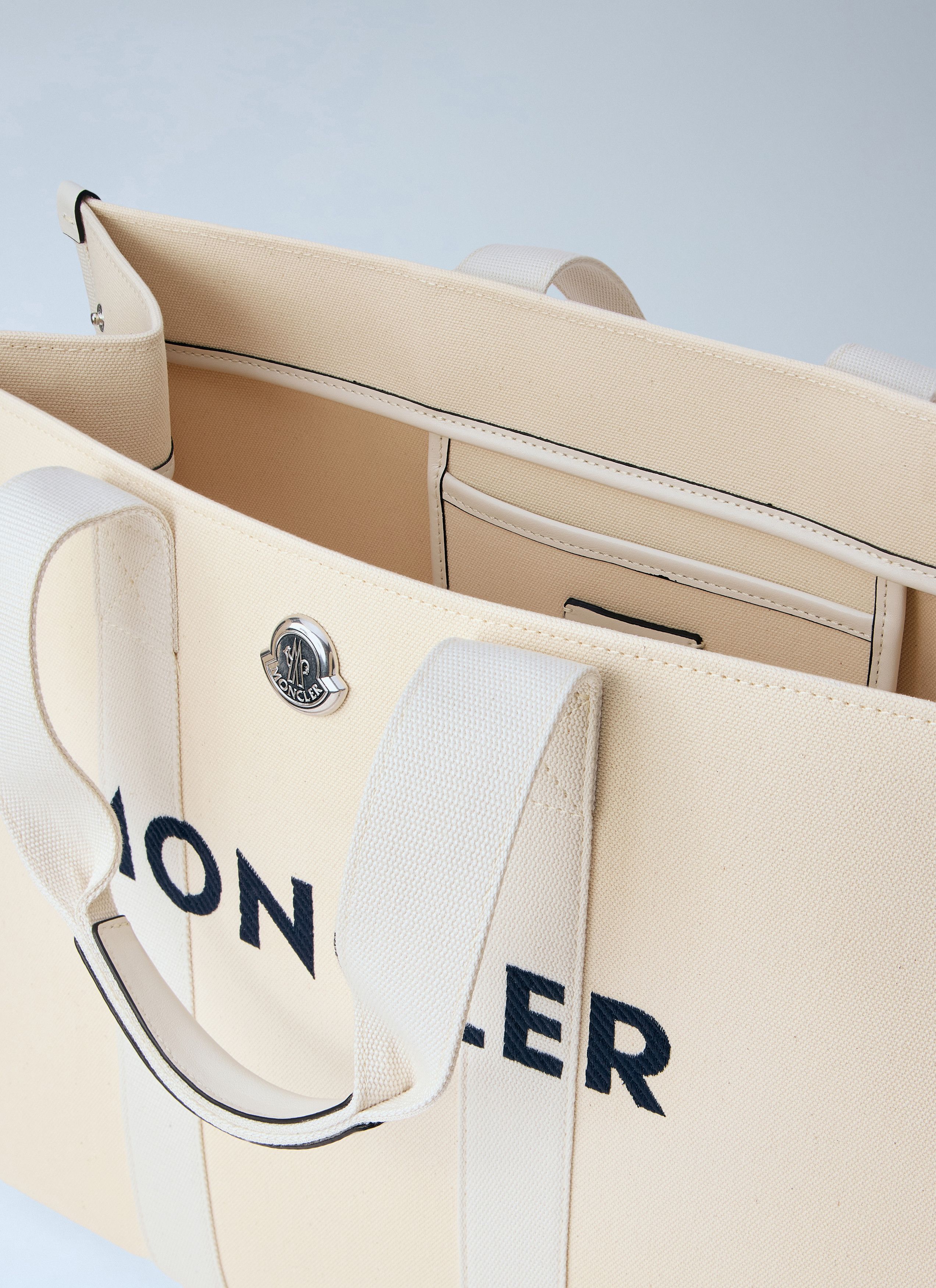 Moncler Canvas Logo Tote Bag Size ONE SIZE - 6 Thumbnail