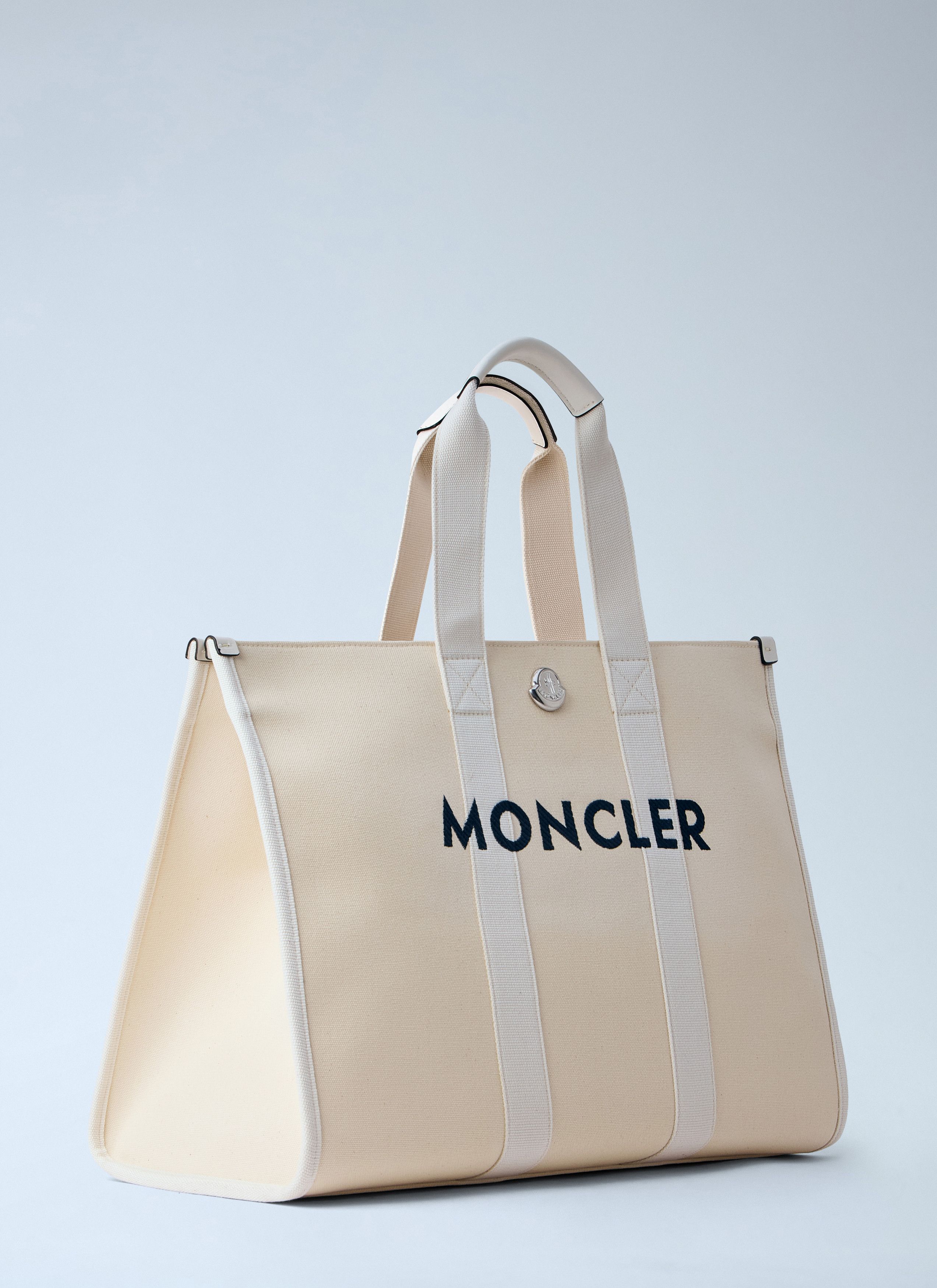 Moncler Canvas Logo Tote Bag Size ONE SIZE - 2 Thumbnail