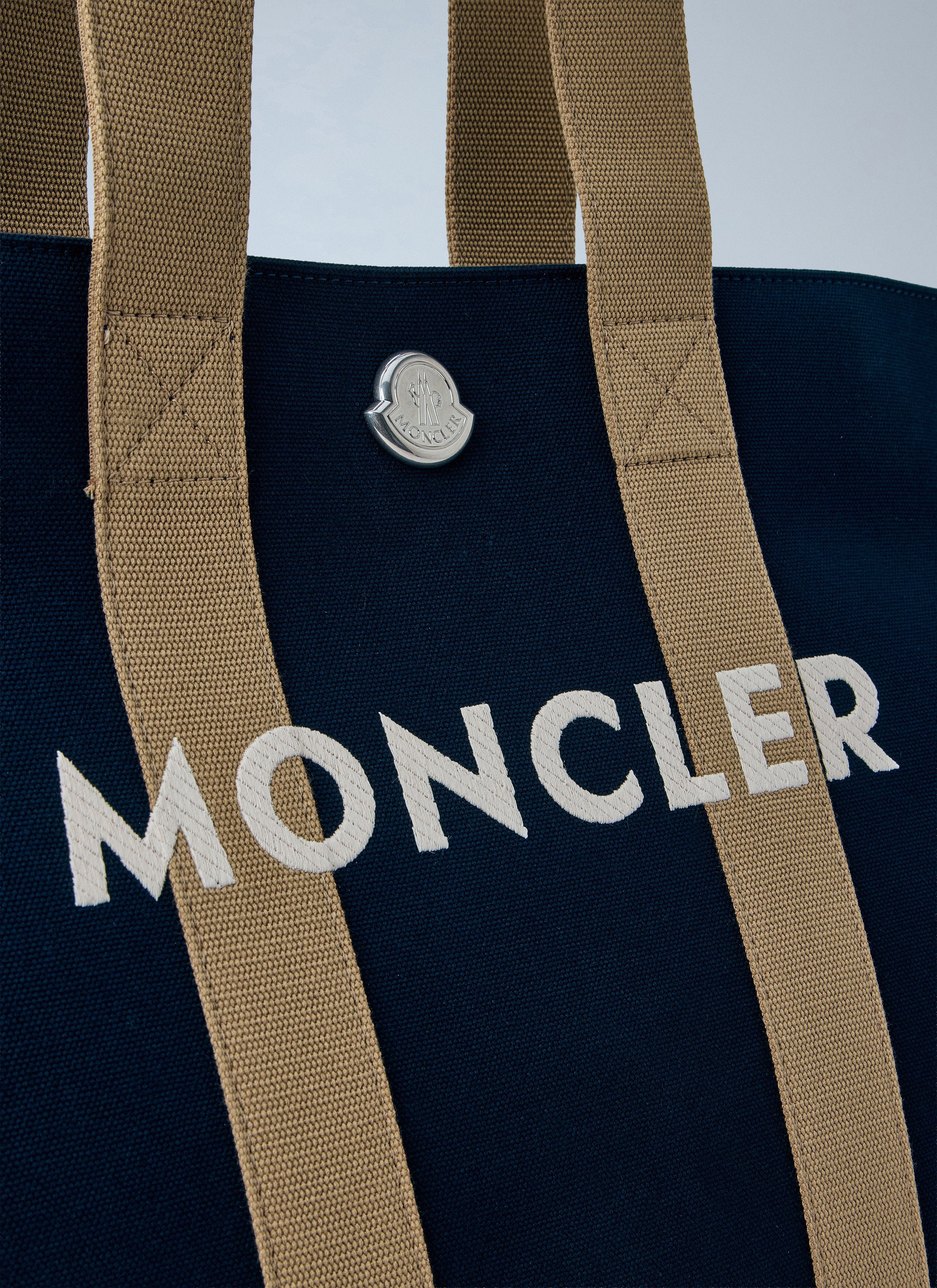 Moncler Canvas Logo Tote Bag Size ONE SIZE - 4 Thumbnail