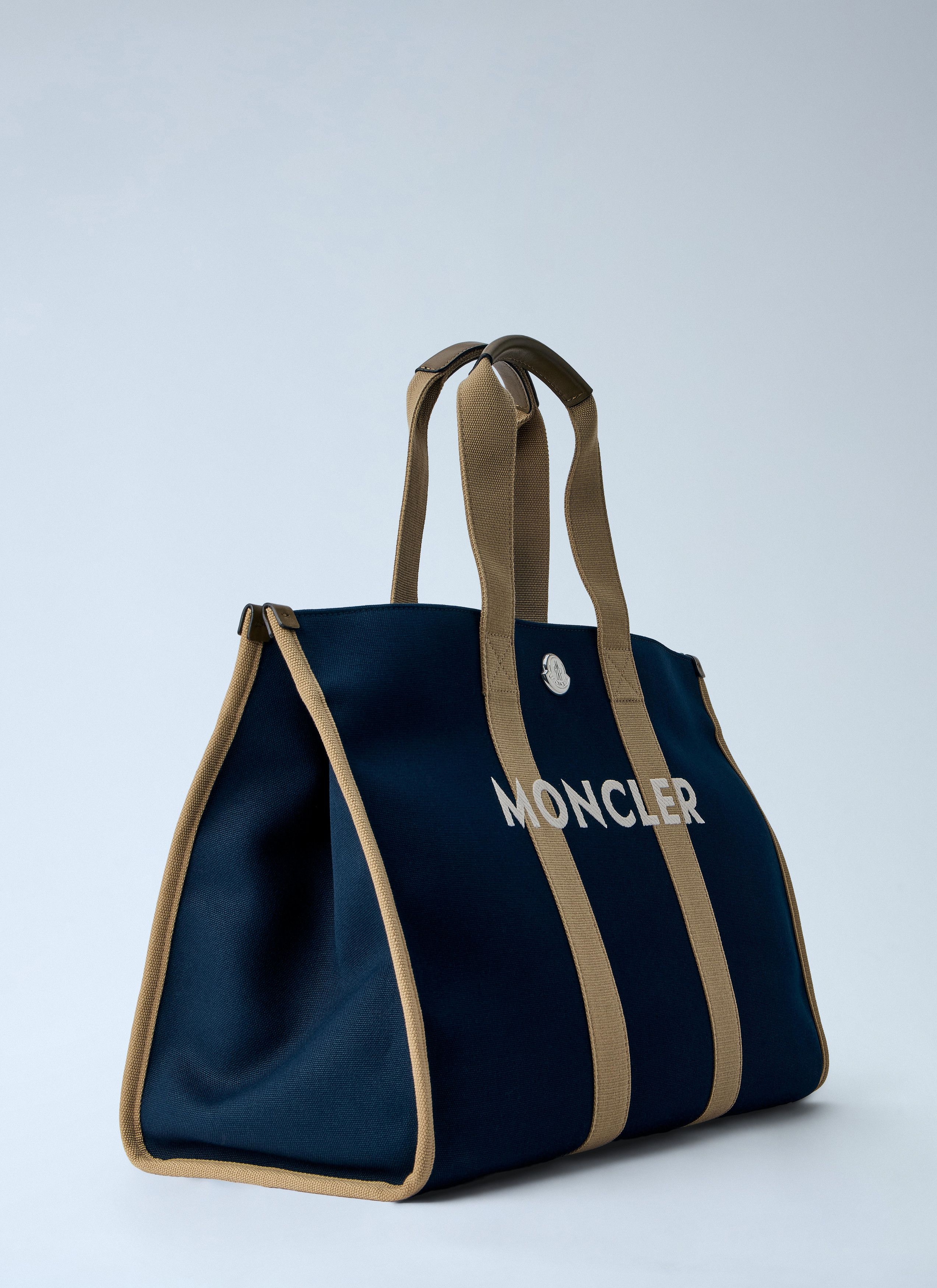 Moncler Canvas Logo Tote Bag Size ONE SIZE - 2 Thumbnail