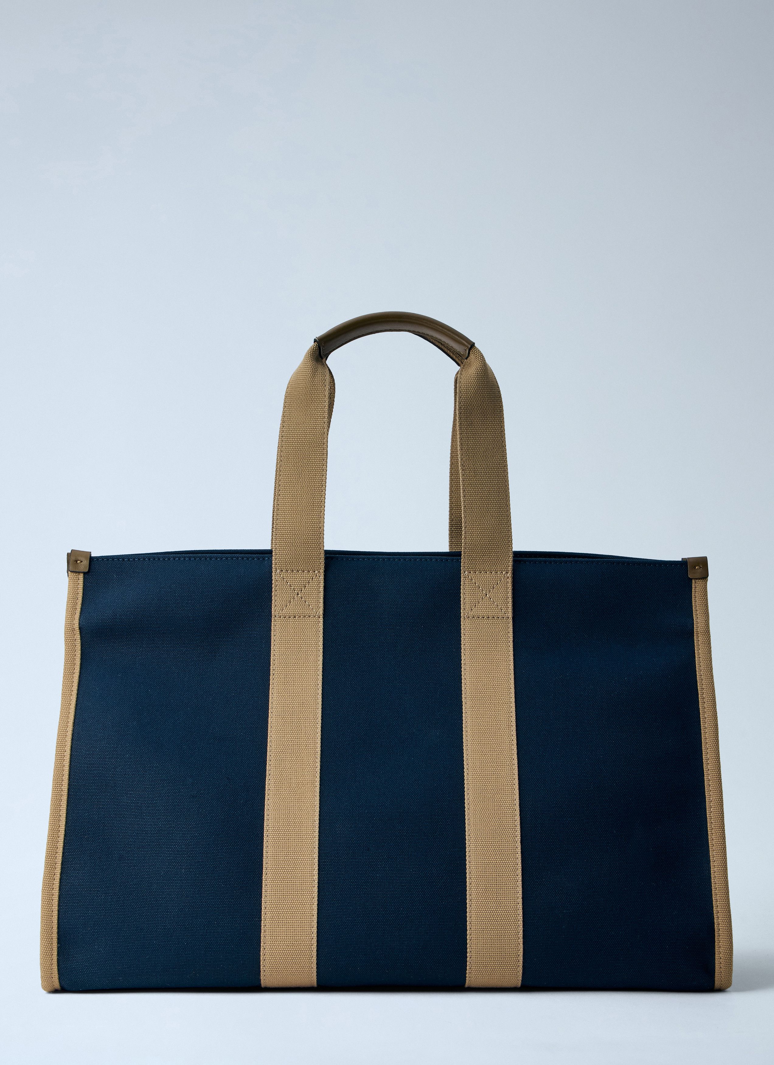 Moncler Canvas Logo Tote Bag Size ONE SIZE - 3 Thumbnail