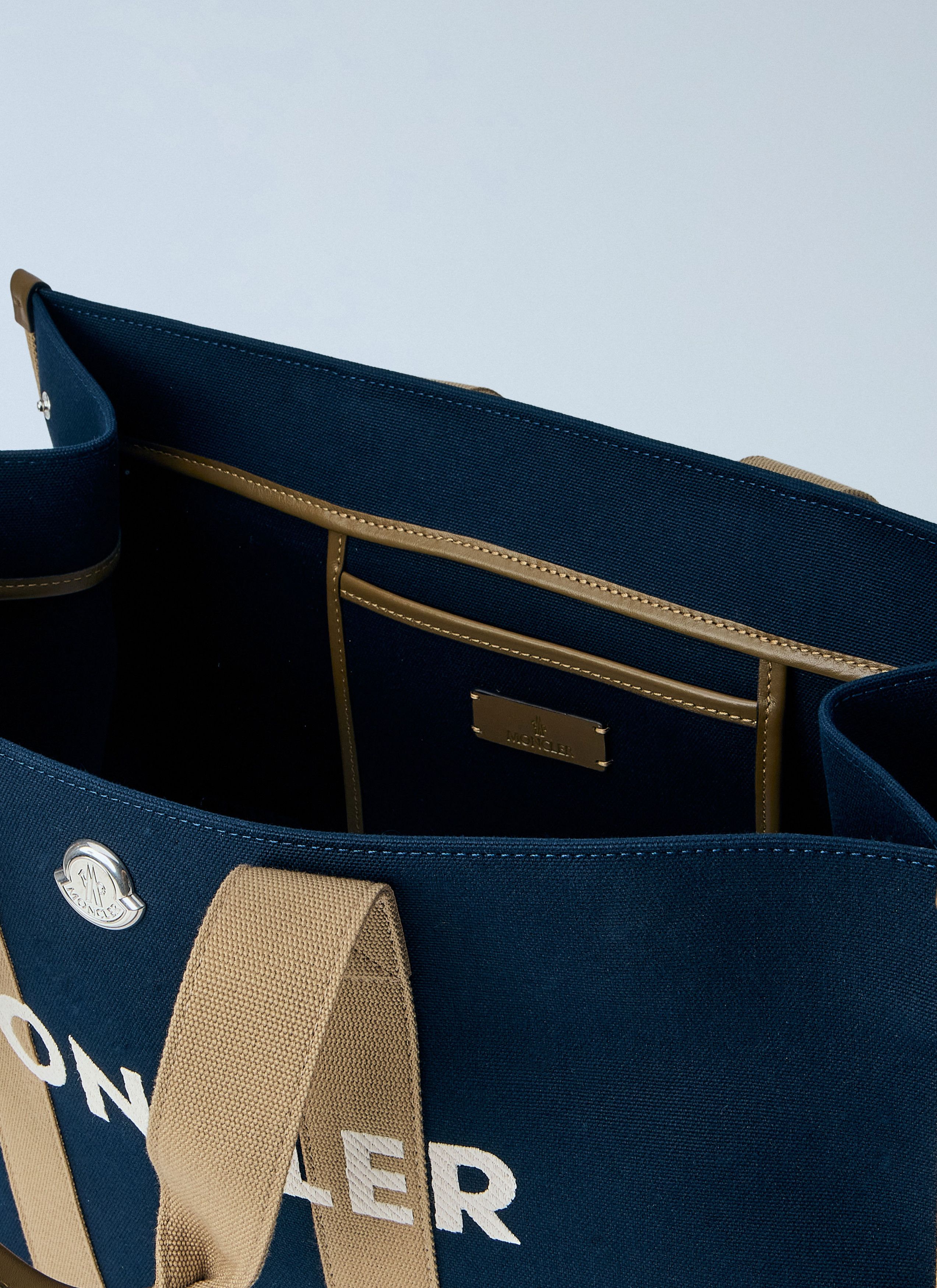 Moncler Canvas Logo Tote Bag Size ONE SIZE - 6 Thumbnail