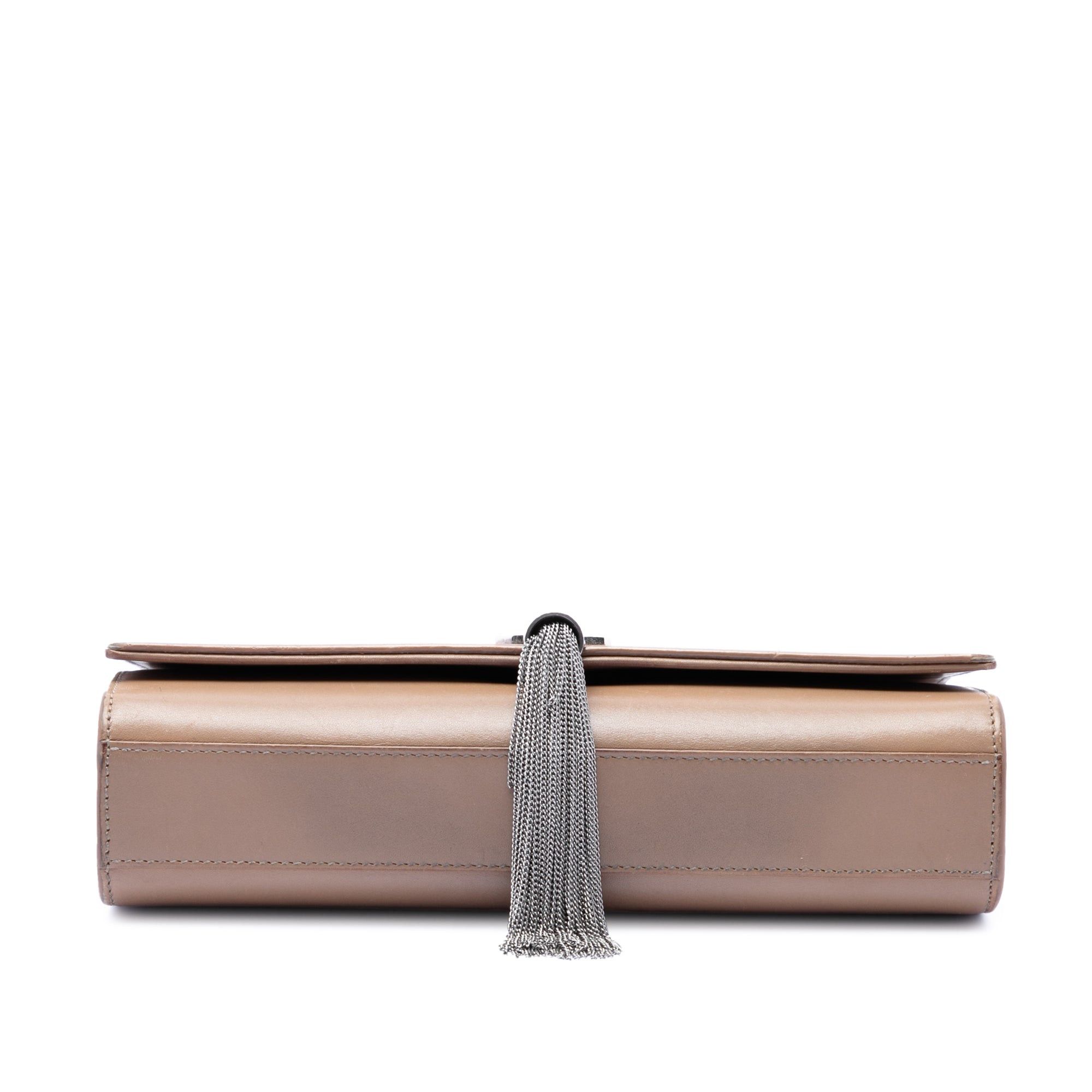 Saint Laurent Paris Medium Smooth Calfskin Classic Monogram Kate Tassel Crossbody Size ONE SIZE - 3 Thumbnail