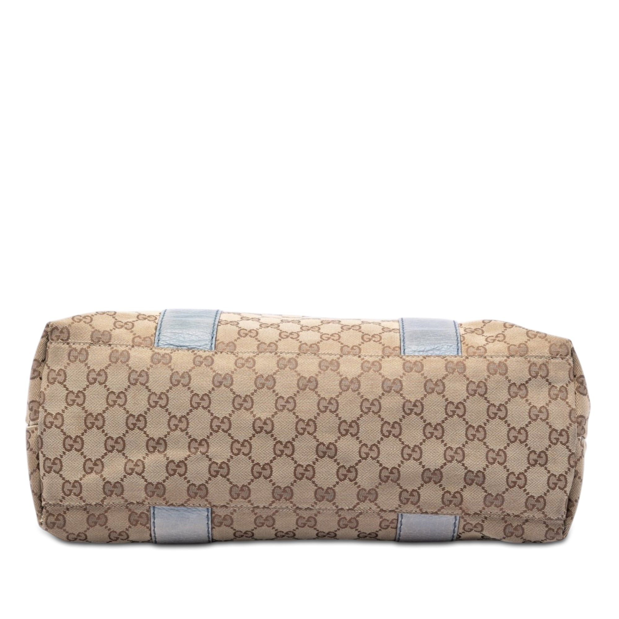 Gucci Medium GG Canvas Bamboo Libeccio Tote Size ONE SIZE - 3 Thumbnail