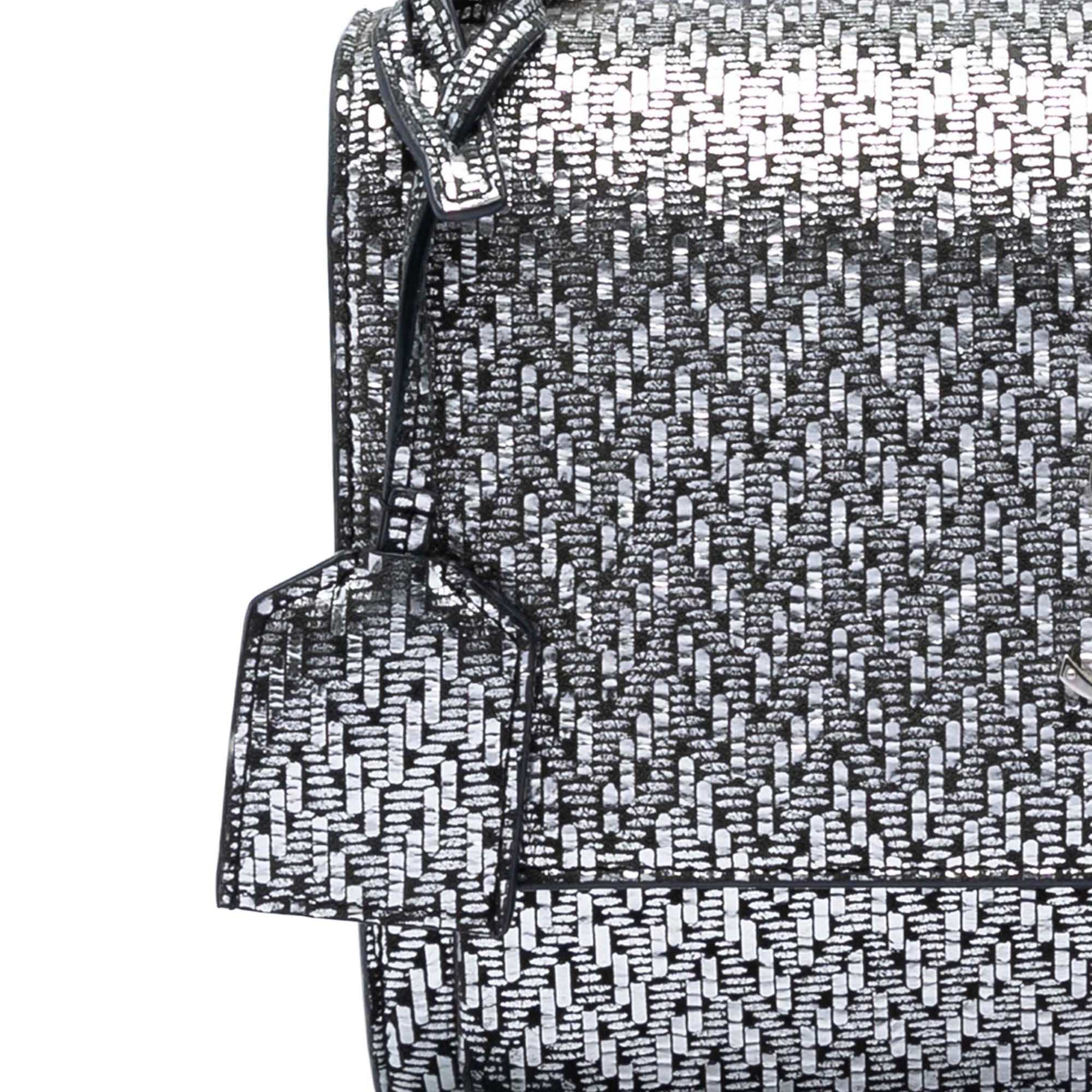 Saint Laurent Paris Medium Metallic Woven Leather Monogram Sunset Crossbody Size ONE SIZE - 5 Thumbnail