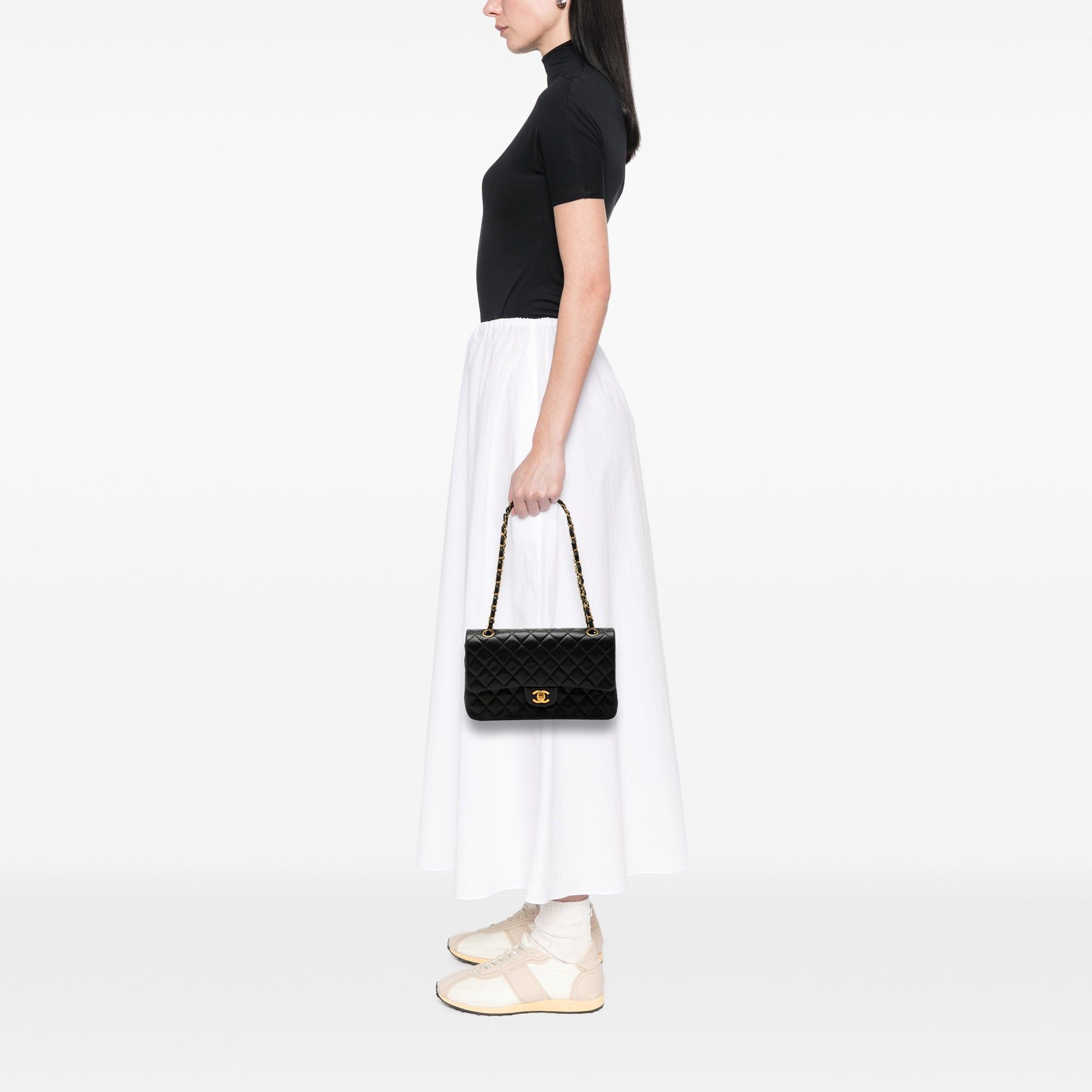Chanel Medium Classic Lambskin Double Flap Size ONE SIZE - 7 Thumbnail