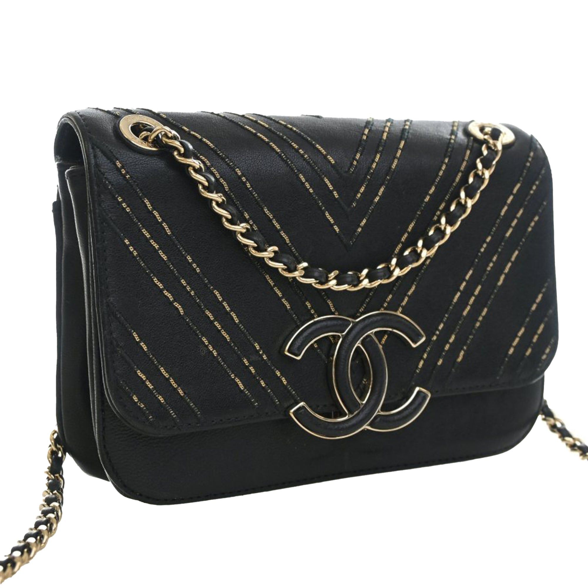 Chanel Small Chevron Sheepskin Subtle Flap Size ONE SIZE - 9 Thumbnail