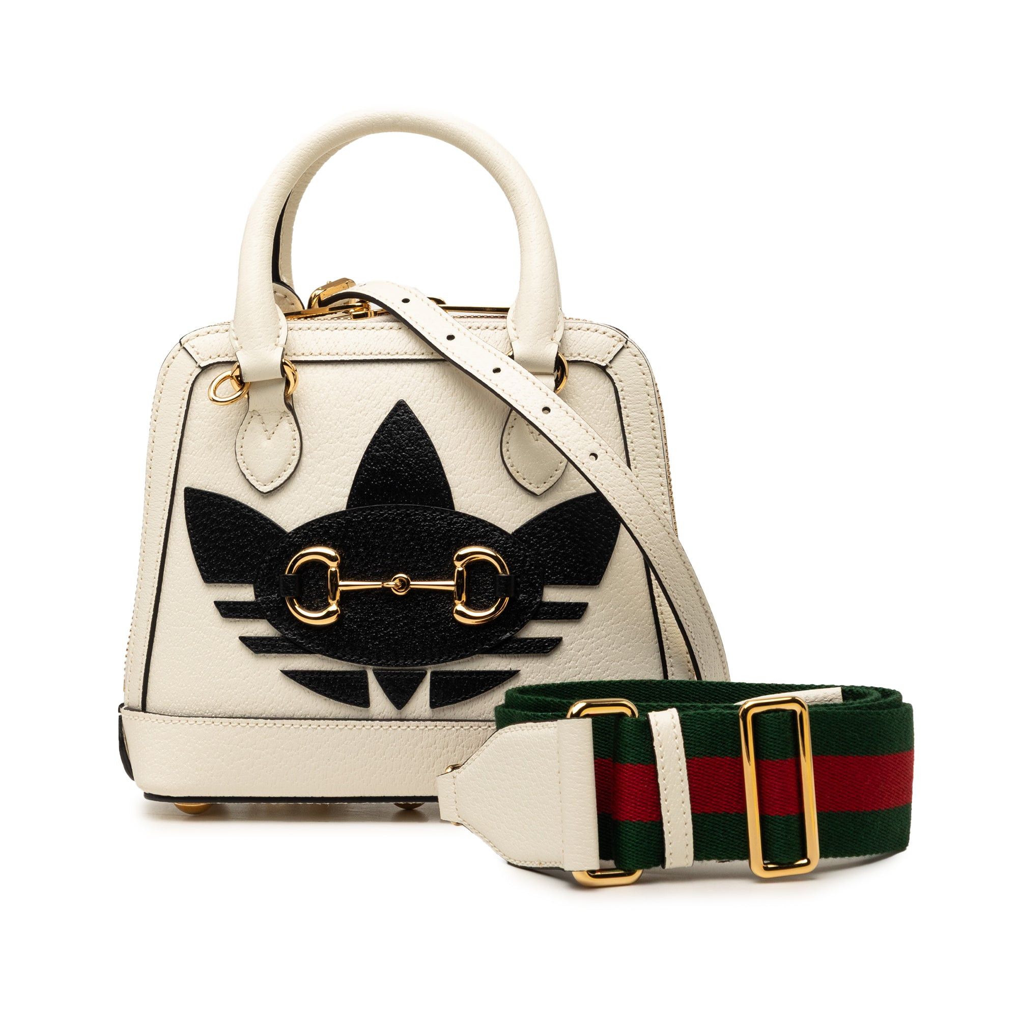 Gucci Adidas Mini Leather Horsebit 1955 Top Handle Bag Size ONE SIZE - 8 Thumbnail
