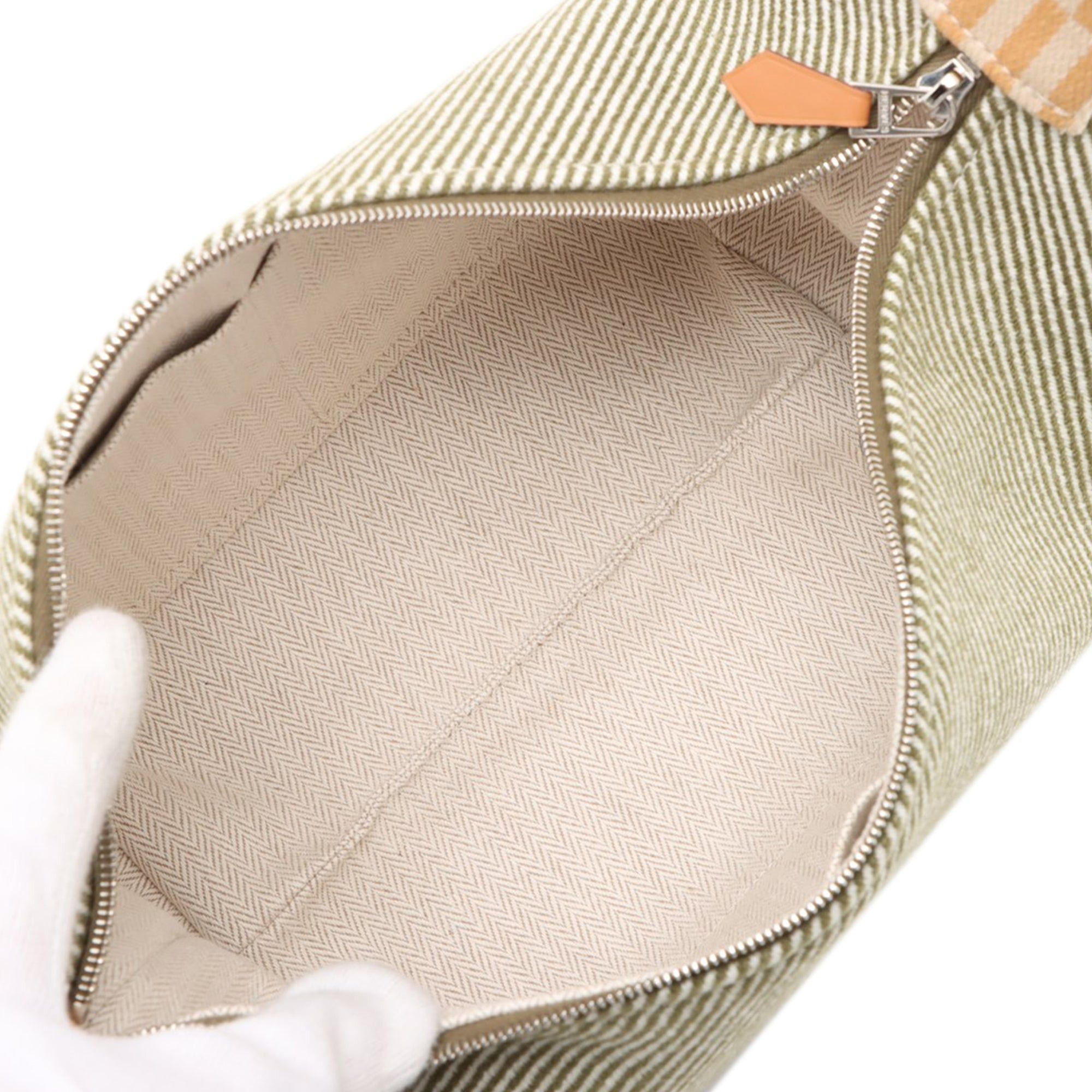 Hermes Small Wool Bride A Brac H Natte Case Size ONE SIZE - 4 Thumbnail