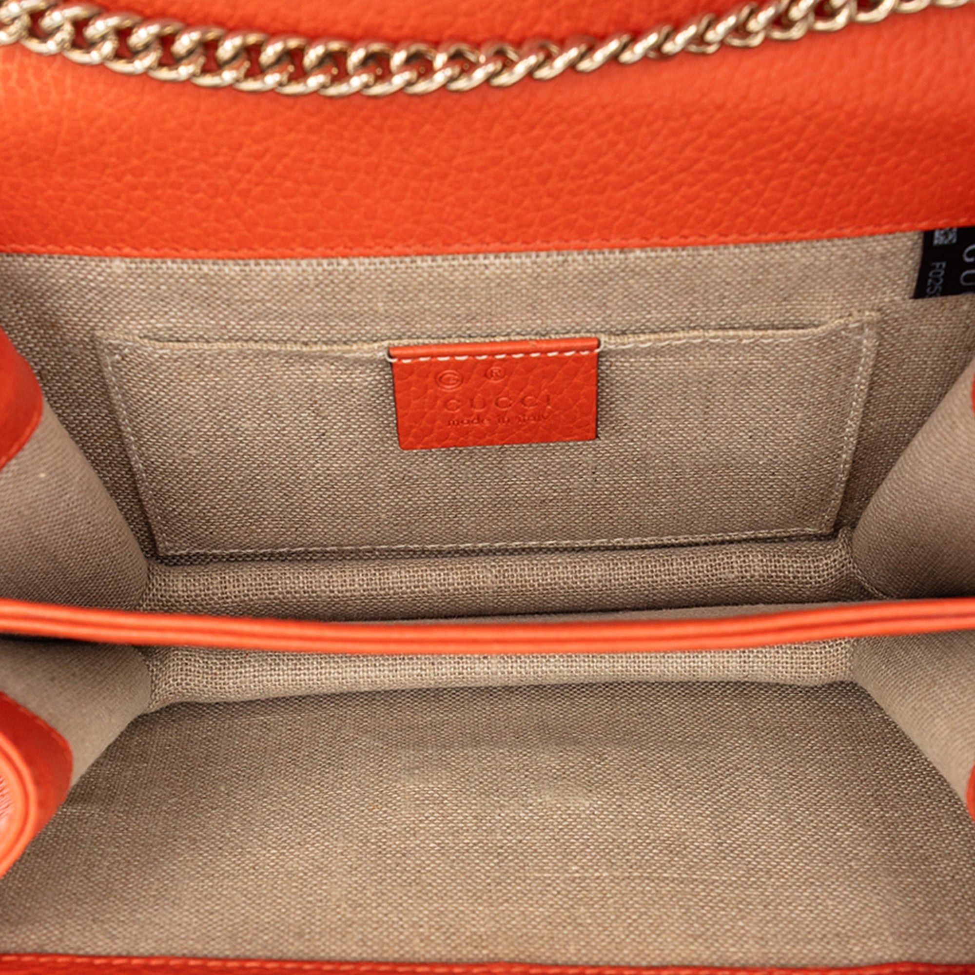Gucci Small Dollar Calfskin Interlocking G Crossbody Size ONE SIZE - 4 Thumbnail